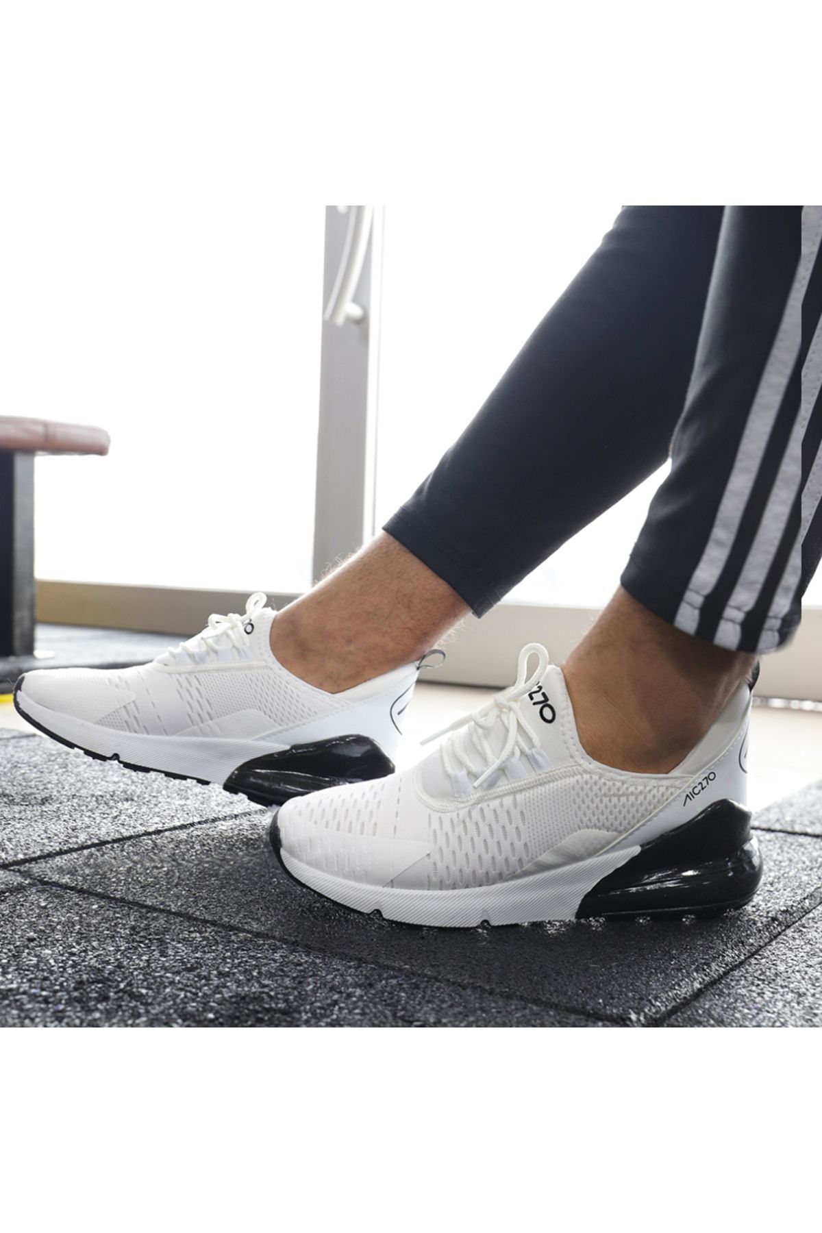 Hafif Günlük Yürüyüş Koşu Beyaz Air File Sneaker Spor Ayakkabı Aıc 270