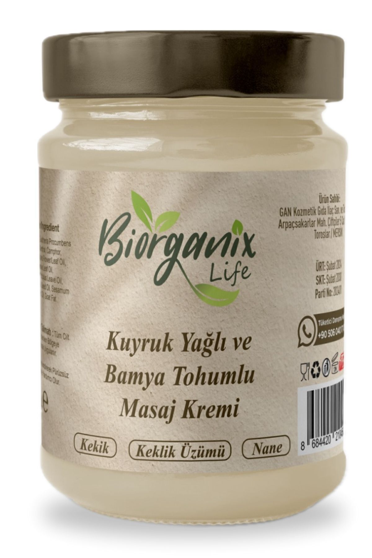 Kuyruk Yağlı Ve Bamya Tohumu Yağlı Krem 210 ml