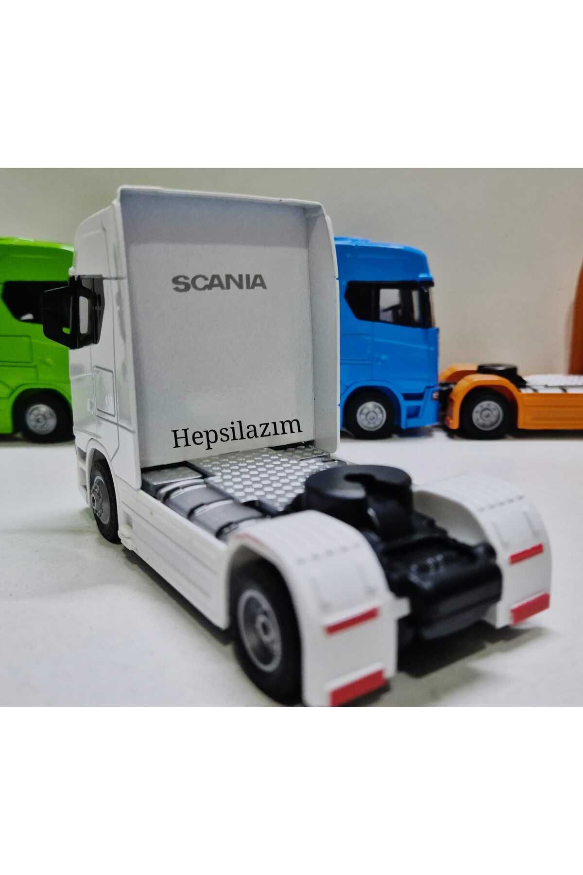 Scania Kafa Oyuncak Tır V8 R730 Taşıyıcı Scania Kupa S-770 Model Diecast 12 Cm Maket Koleksiyon