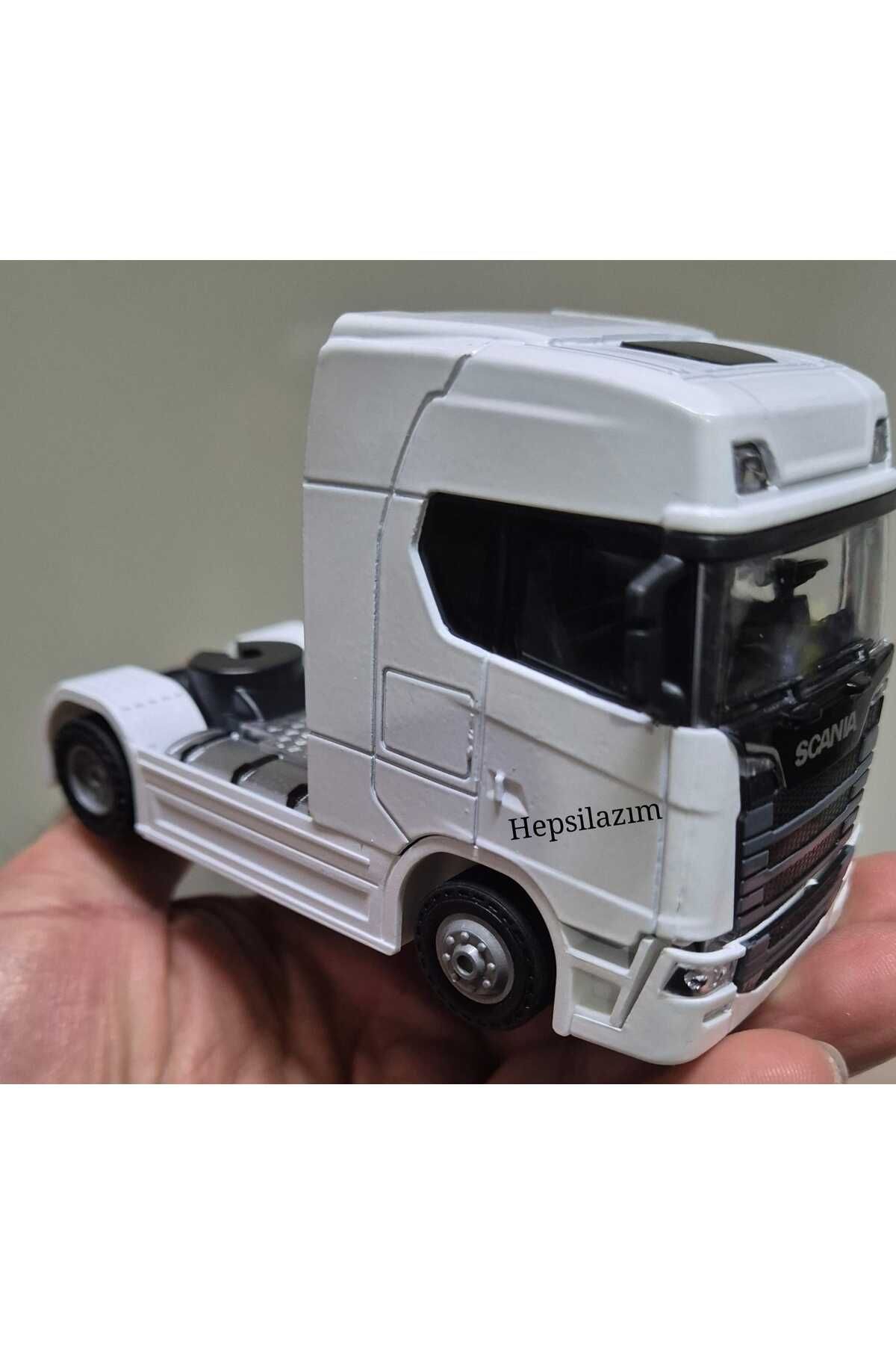 Scania Kafa Oyuncak Tır V8 R730 Taşıyıcı Scania Kupa S-770 Model Diecast 12 Cm Maket Koleksiyon