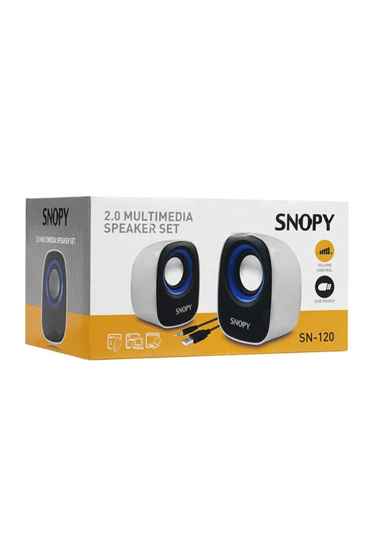 Snopy Sn-120 1 1 UsbBeyaz/mavi Speaker