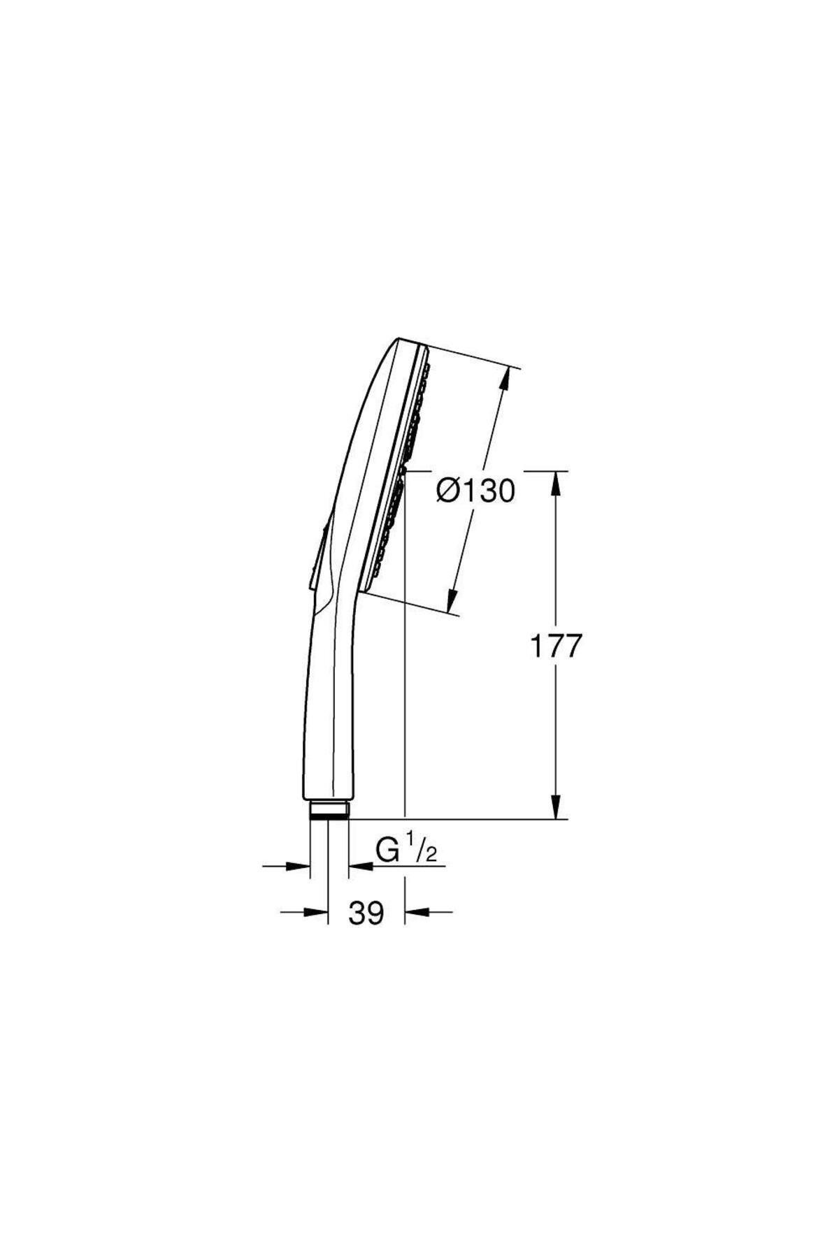 Rainshower Smartactive 130 El Duşu 3 Akışlı - 26574gn0