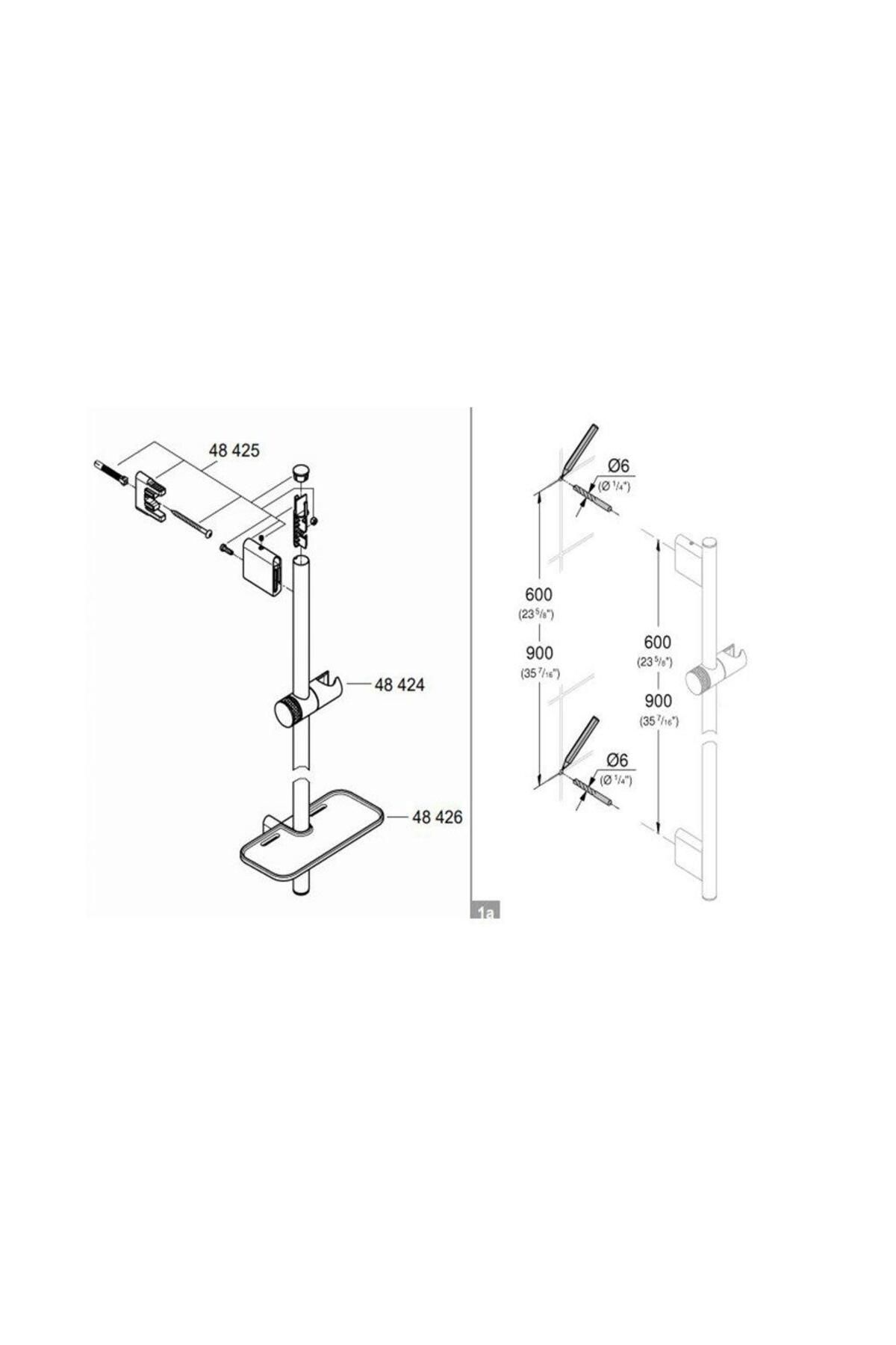 Rainshower Smartactive 130 Sürgülü Duş Seti 3 Akışlı - 26548000