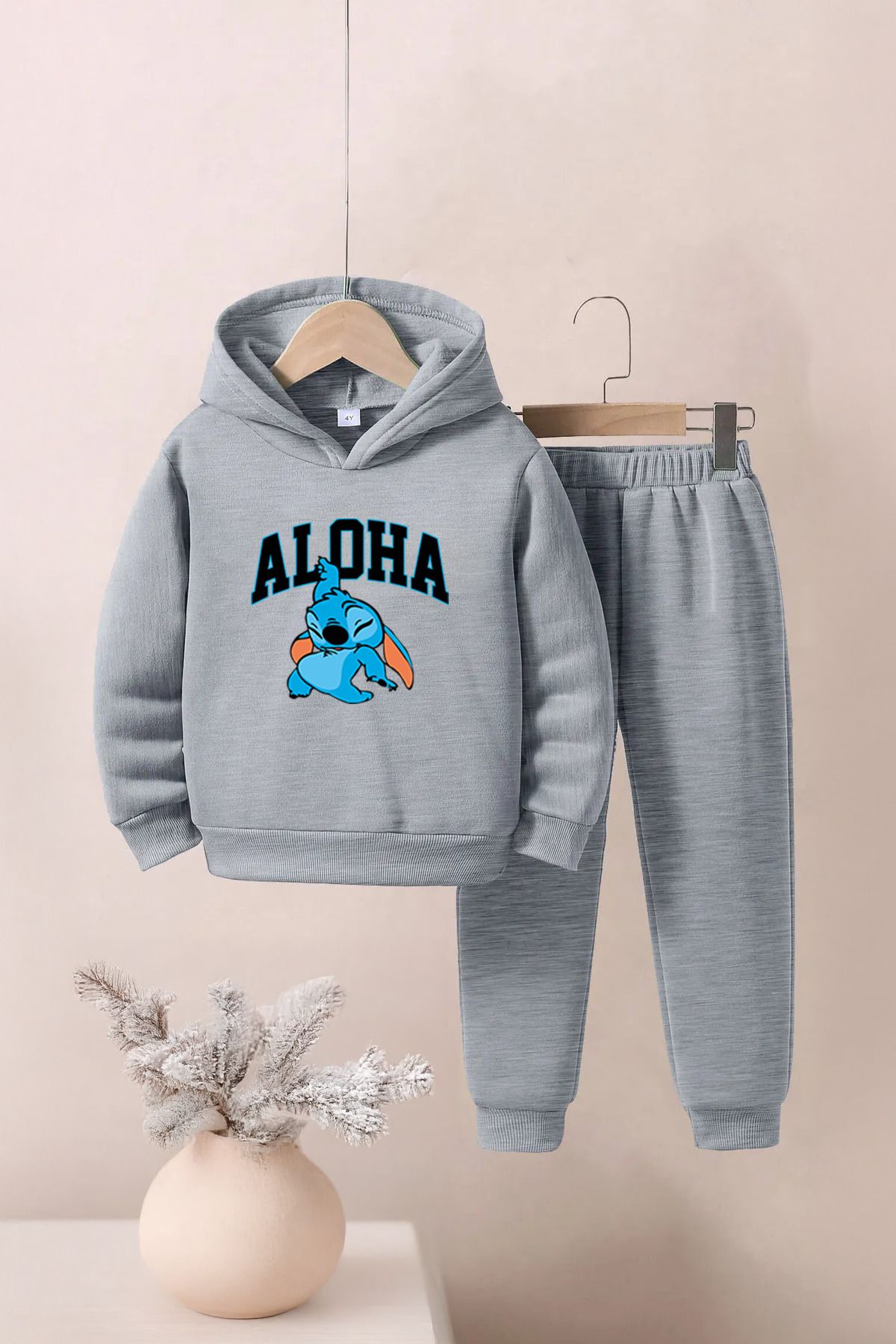 Lazy Koala Aloha BaskılıUnisex Alt-Üst Çocuk...