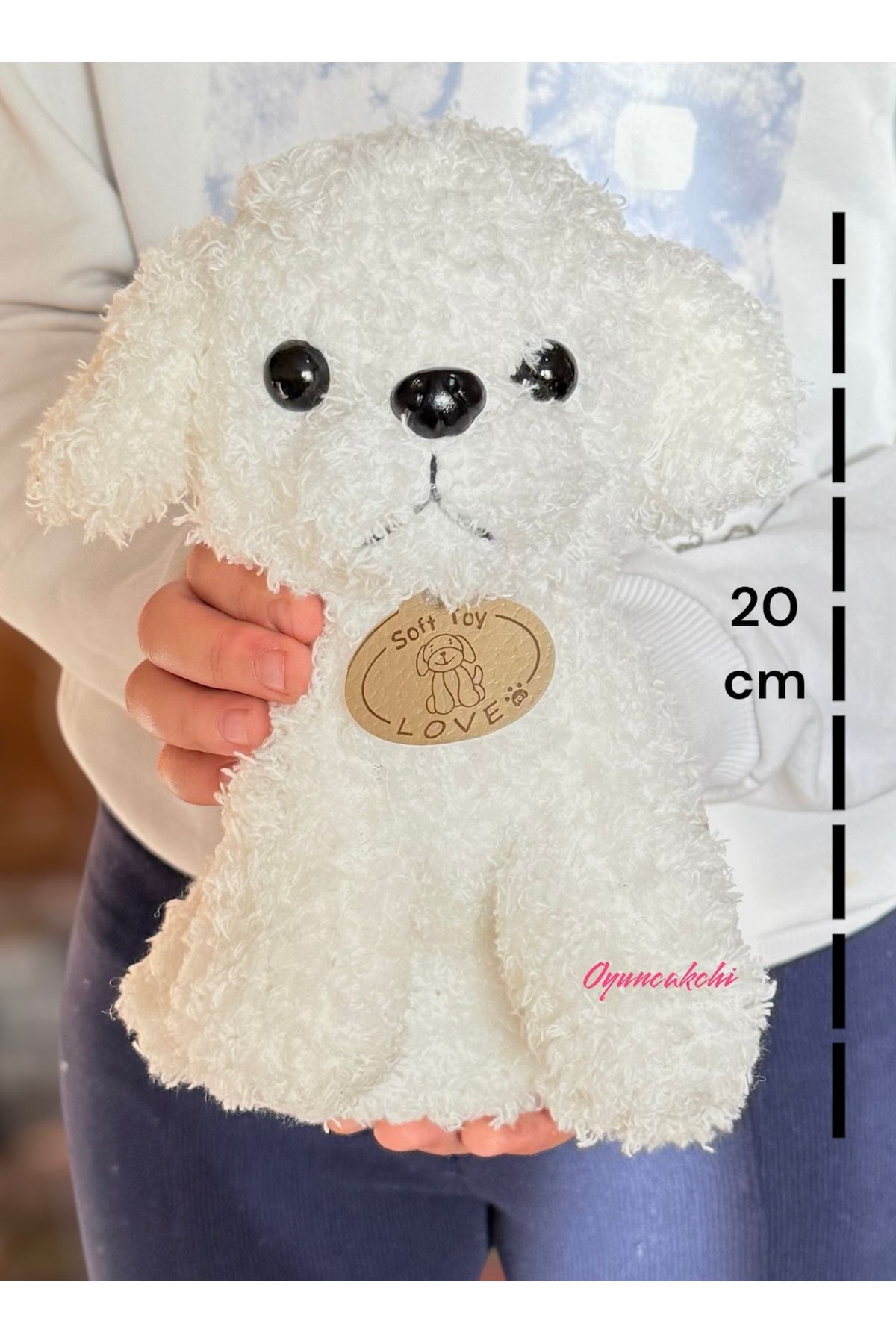 tmtoysandmore Sevimli KöpekKaniş Peluş Oyunca...