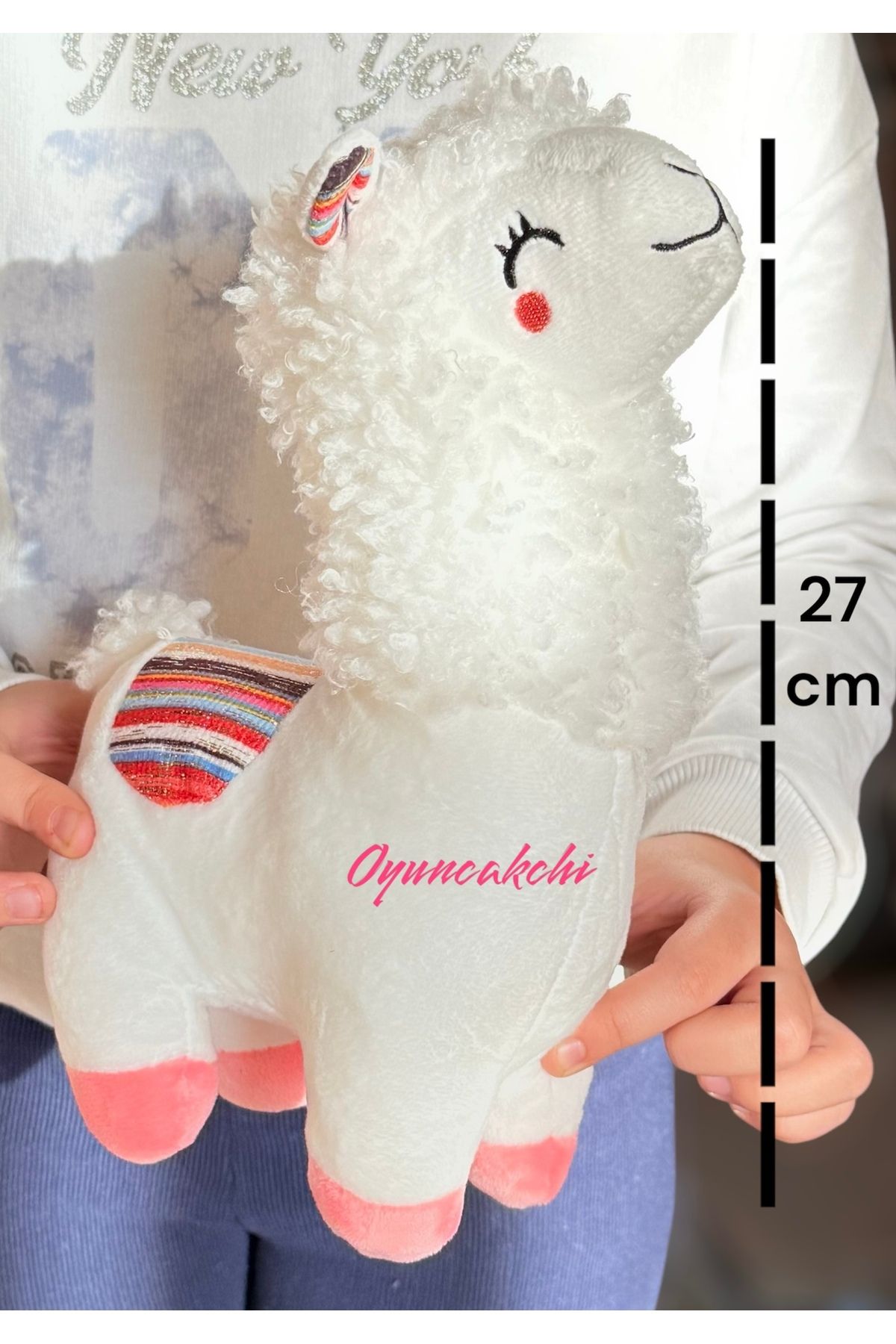 tmtoysandmore Lama PeluşOyuncak 27 Cm Uzunluk...