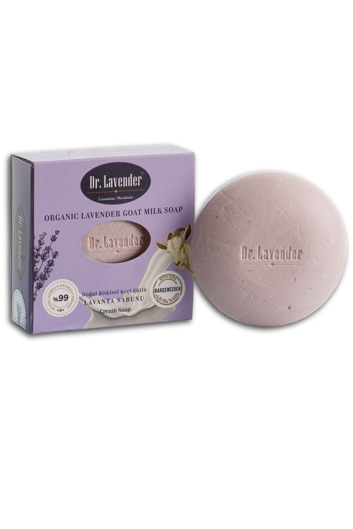 Dr. Lavender Doğal Bitkisel Lavanta Yağlı Ve Keçi Sütlü Sabun 100 gr