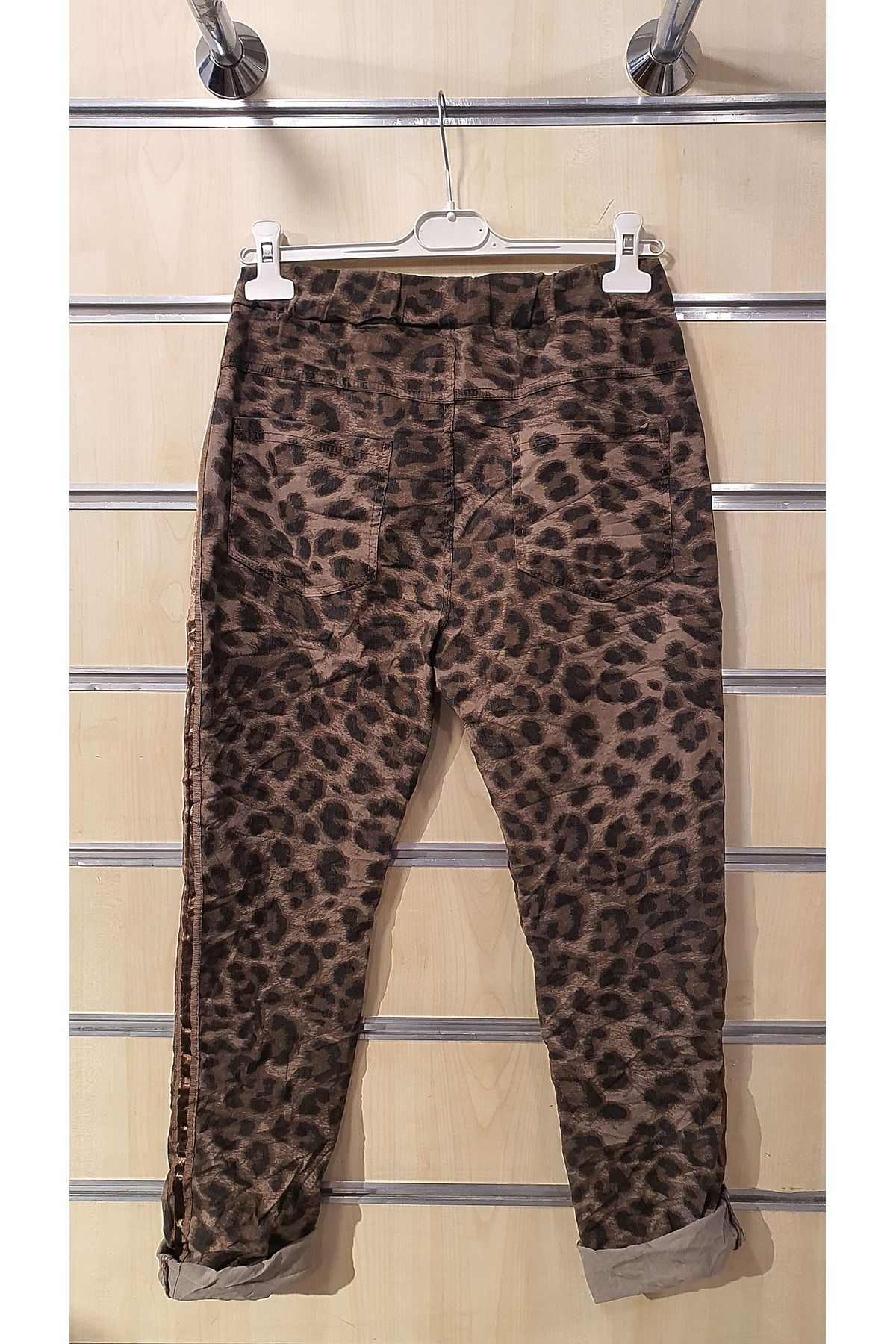 LEOPAR DESEN İTALYAN PANTOLON