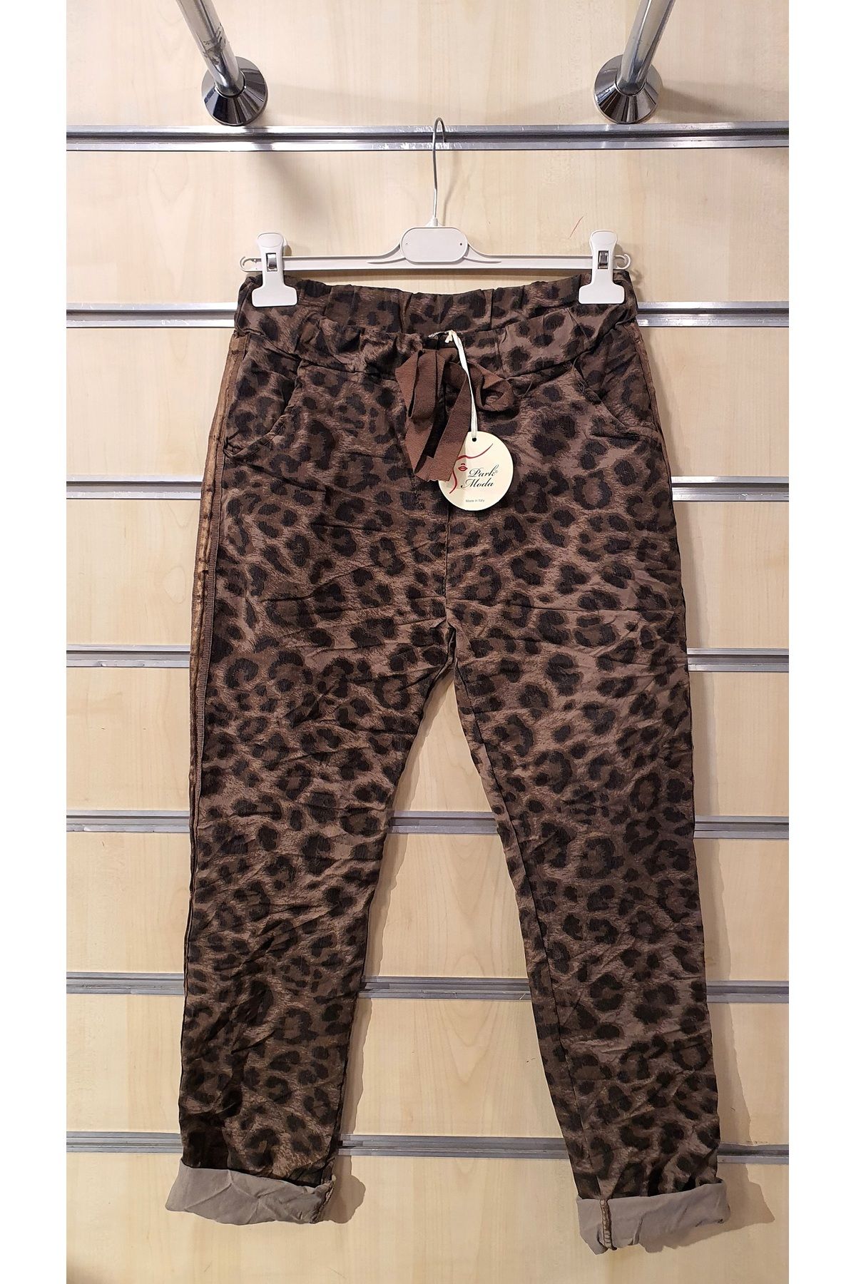 Park Moda LEOPAR DESENİTALYAN PANTOLON