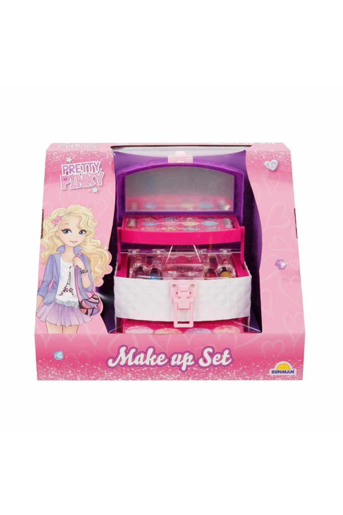 Nessiworld Pretty Pinky 3 Katlı Çantalı Makyaj Seti