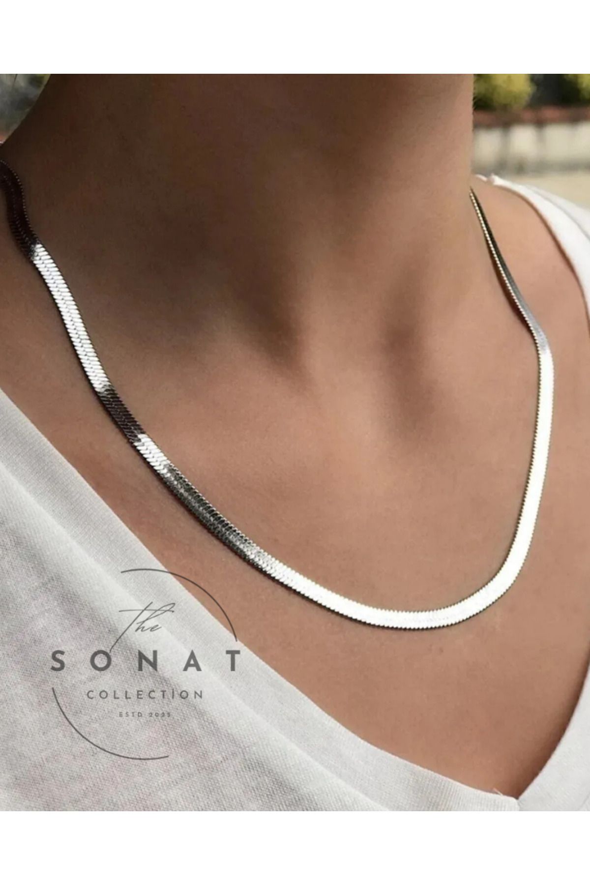 Sonat Collection StainlessKararmayan Gümüş Re...