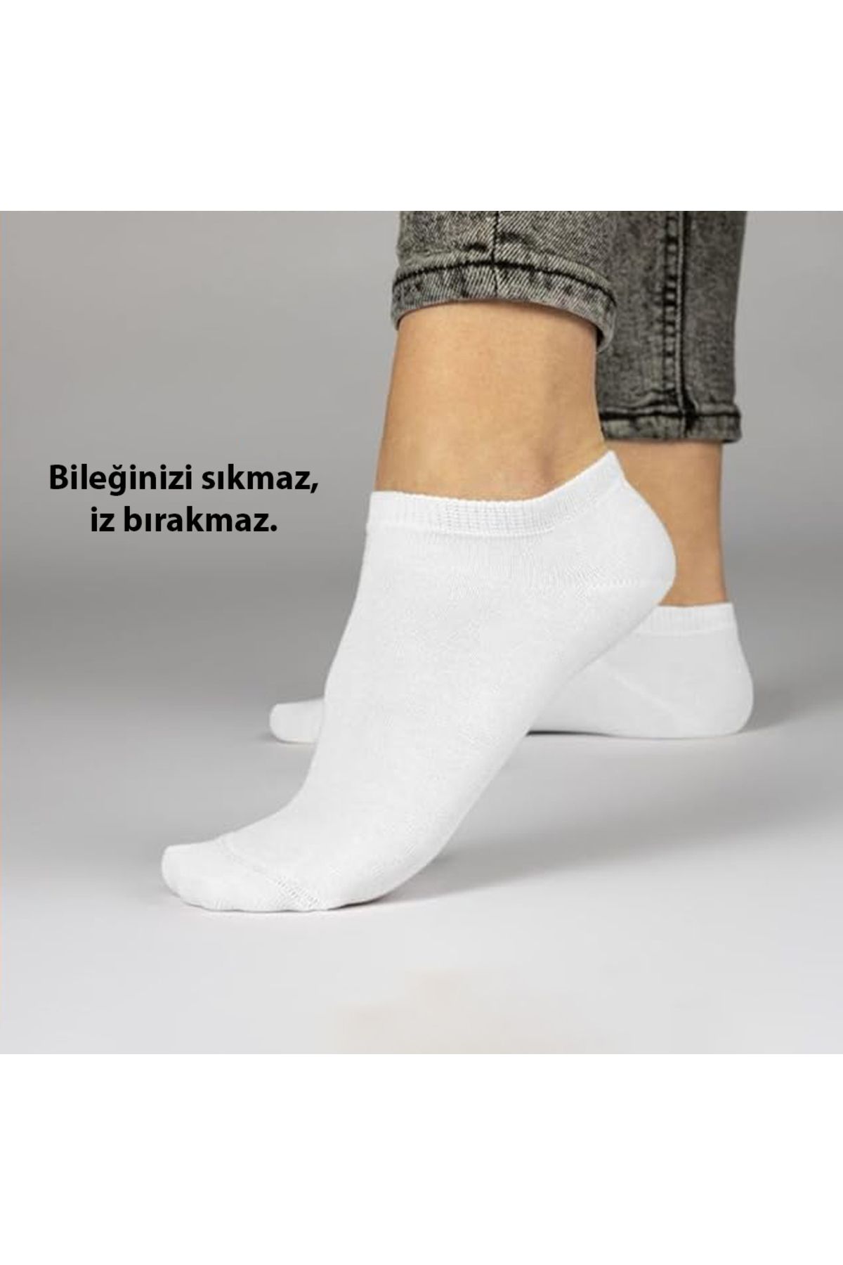 Unisex 10 Çift Pamuklu Beyaz Patik Çorap - Kısa Erkek Çorap Kısa Kadın Çorap