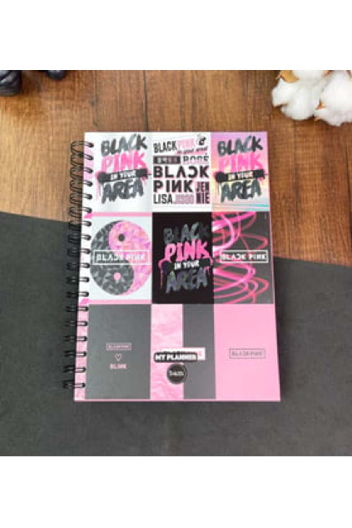 Çelik Black Pink TasarımlıKonuşan Ajanda