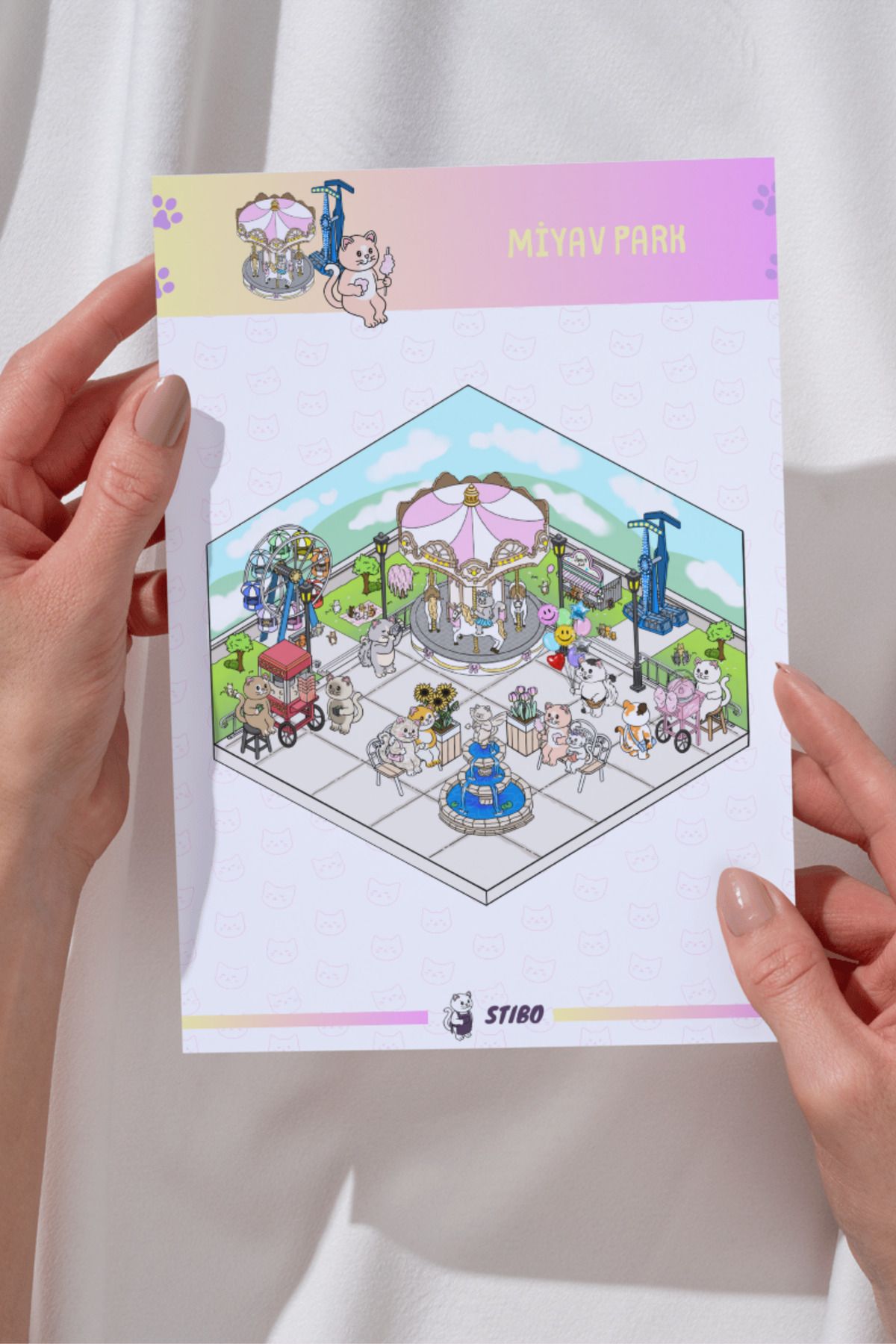 StiboMiyav Park StickerPuzzle