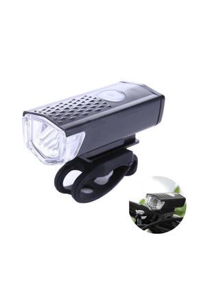 Su Geçirmez Usb Şarj Led Bisiklet Scooter Ön Far Arka Işık Lambası Işık Seti Image 6