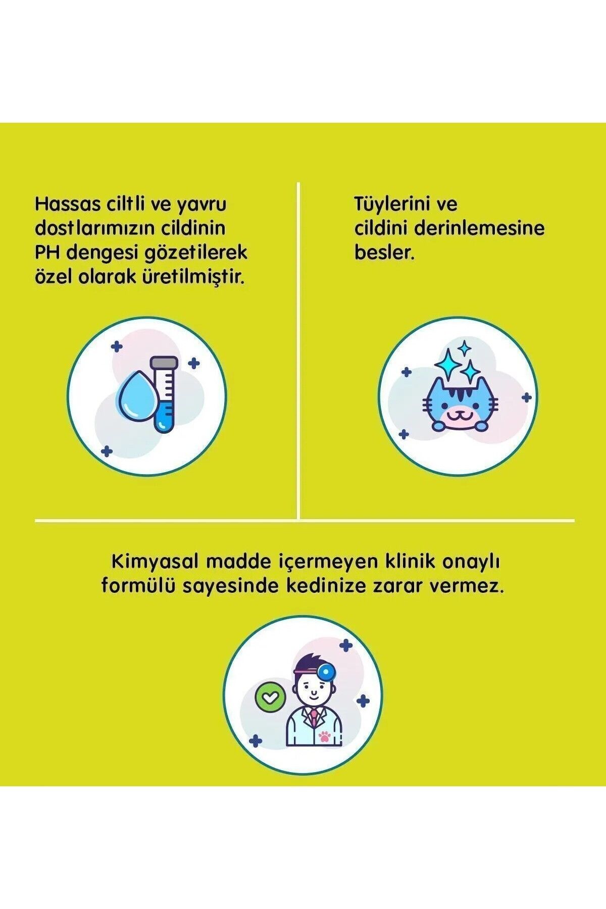 Tüy Döken Kedilere Özel Kuru Bakım Şampuanı Doğal Döküm Önleyici