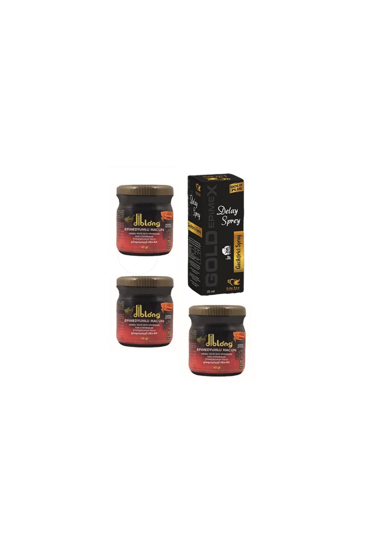 3 Adet Ginseng Ve Çakşır Macunu 43gr Sprey 25ml