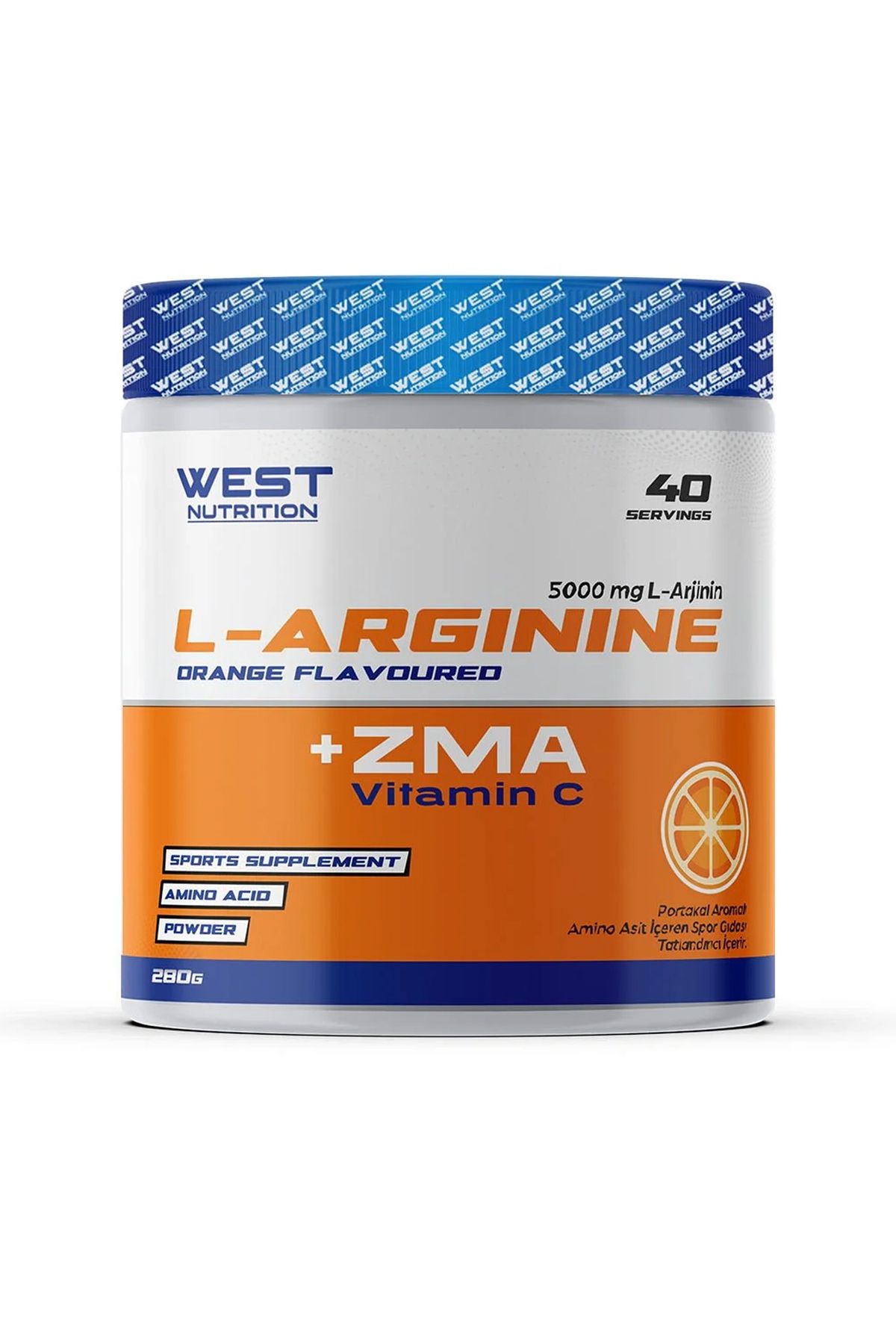 West NutritionL-Arjinin ZMAVitamin C 40 Servi...