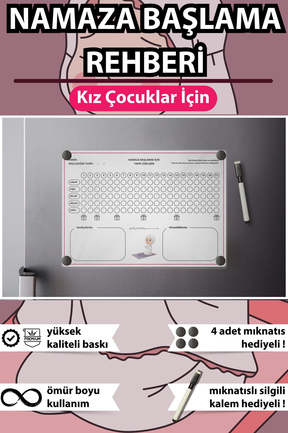 caps Kız Çocuklar İçin NamazaBaşlama Rehberi