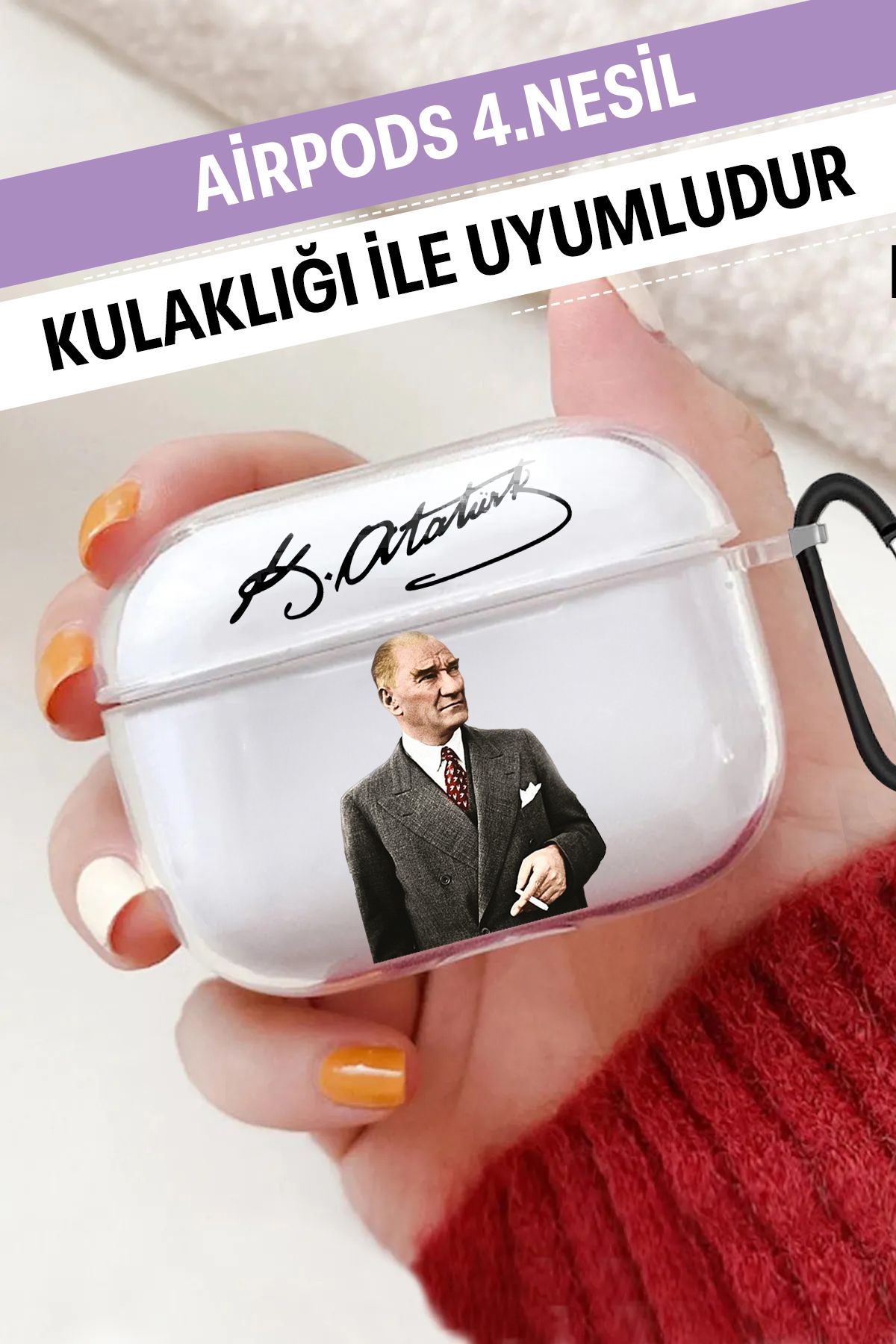 WANNA PROTECT Airpods 4.Nesil Uyumlu Şeffaf K...