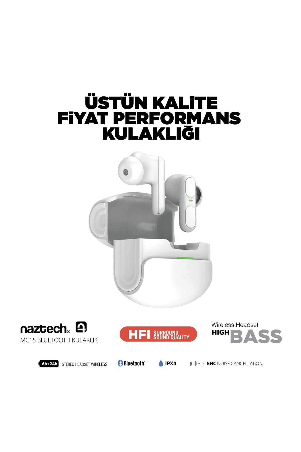 Ollyworld NAZTECH MC15BLUETOOTH KULAKLIK