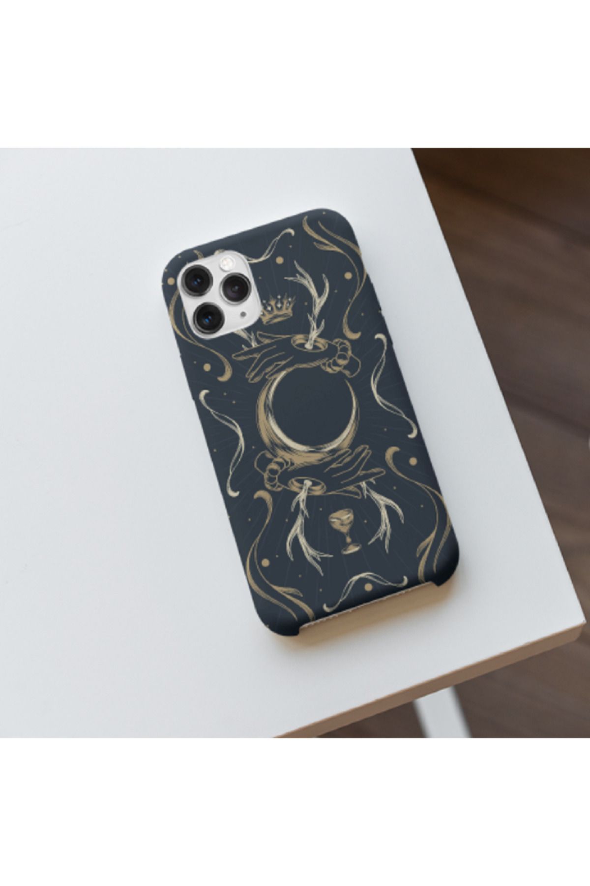 AtölyeEvi iPhone 11 Uyumluİskambil Tarot Tasa...