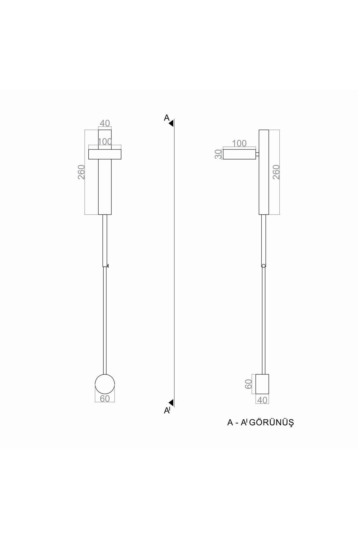 Led Duvar Aplik Concealer