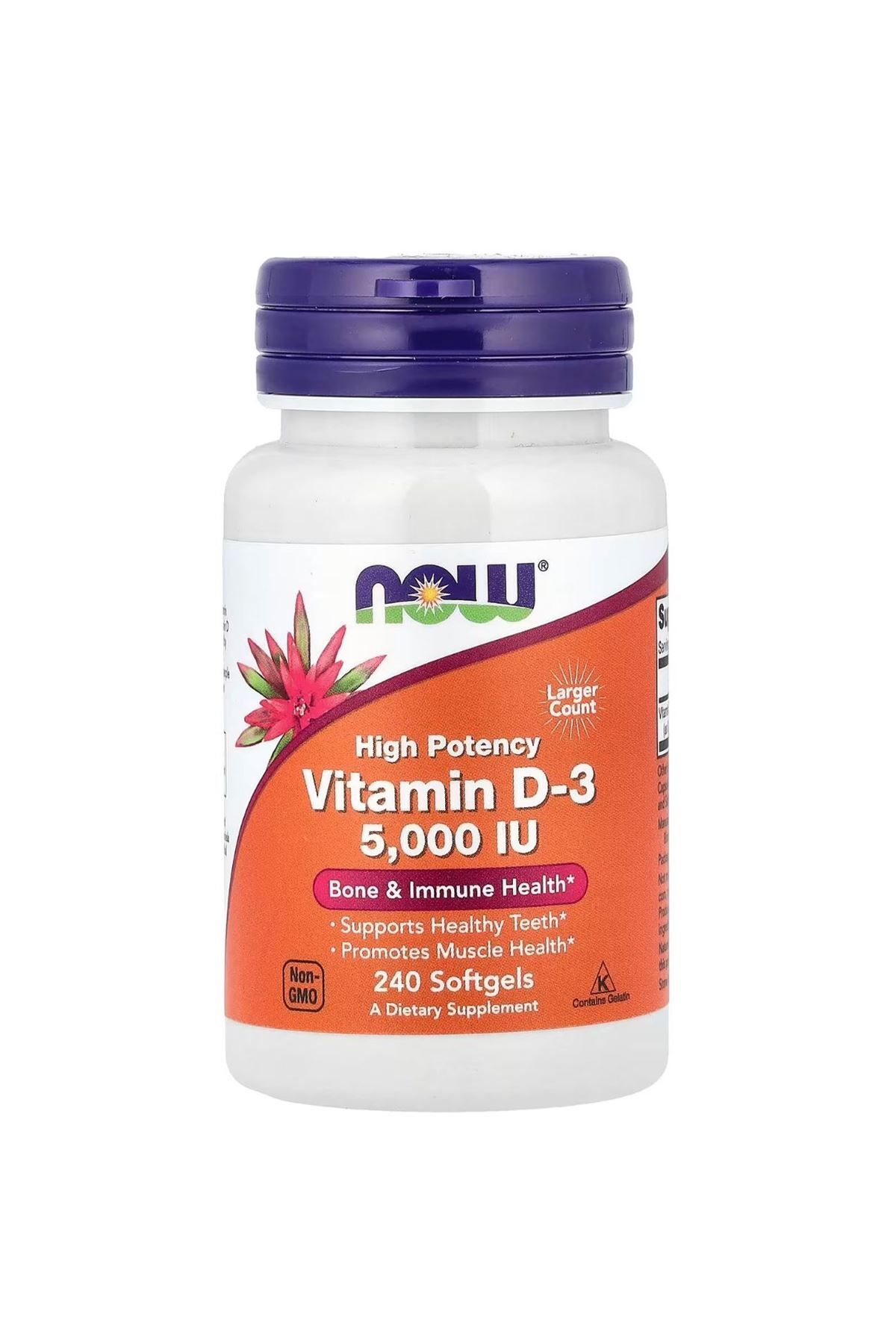 Life NOW Foods, Vitamin D-3,High Potency, 125...