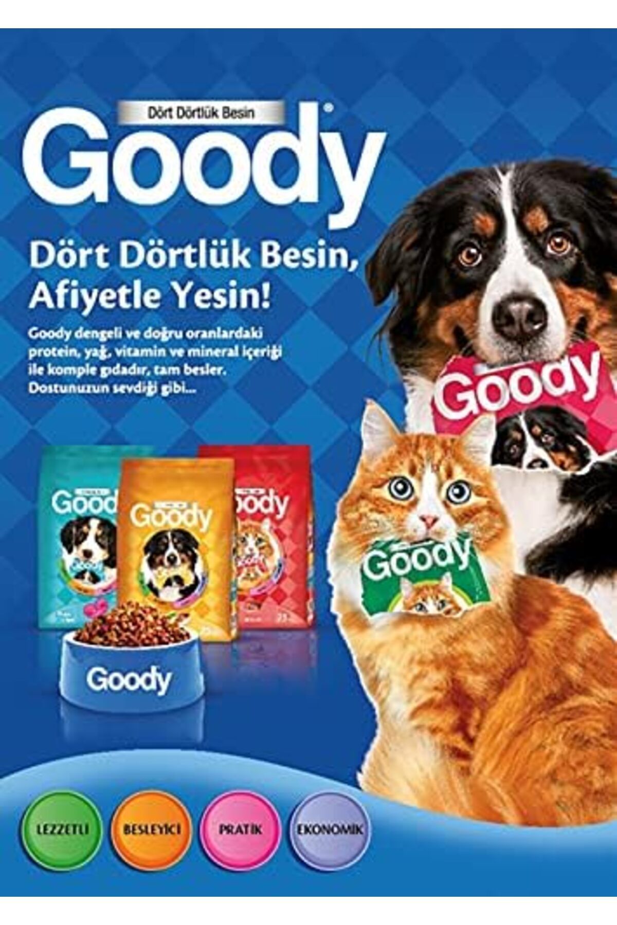 Goody Kuzulu ve Pirinçli Köpek Maması 15 KG