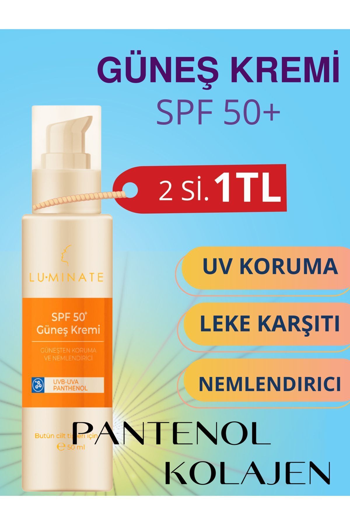 LuminateLeke Karşıtı YüksekKoruyucu Spf 50 Fa...