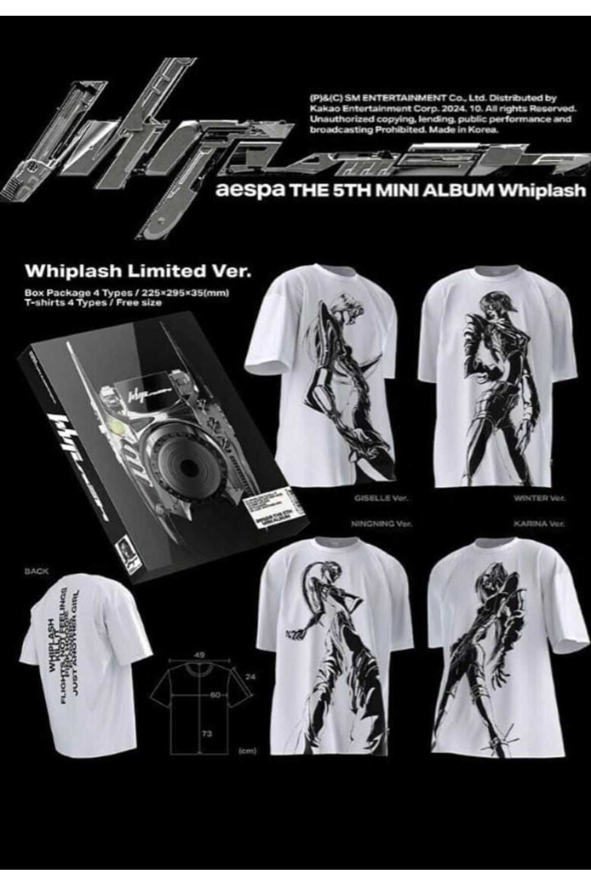 Aespa - Whiplash 5th Mini Album WHIPLASH Limited GİSELLE Ver.