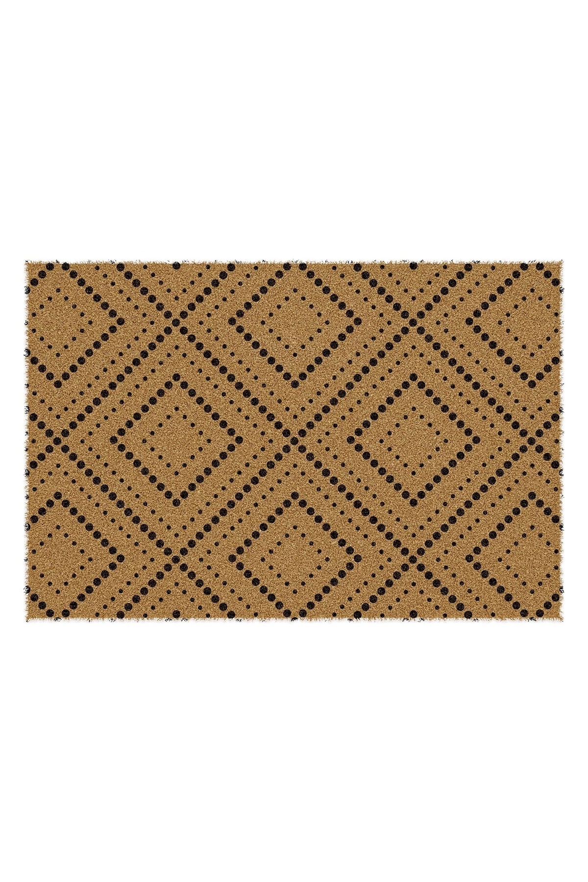 حصیر درب مربعی طرح خالدار 40×60 سانتی متر