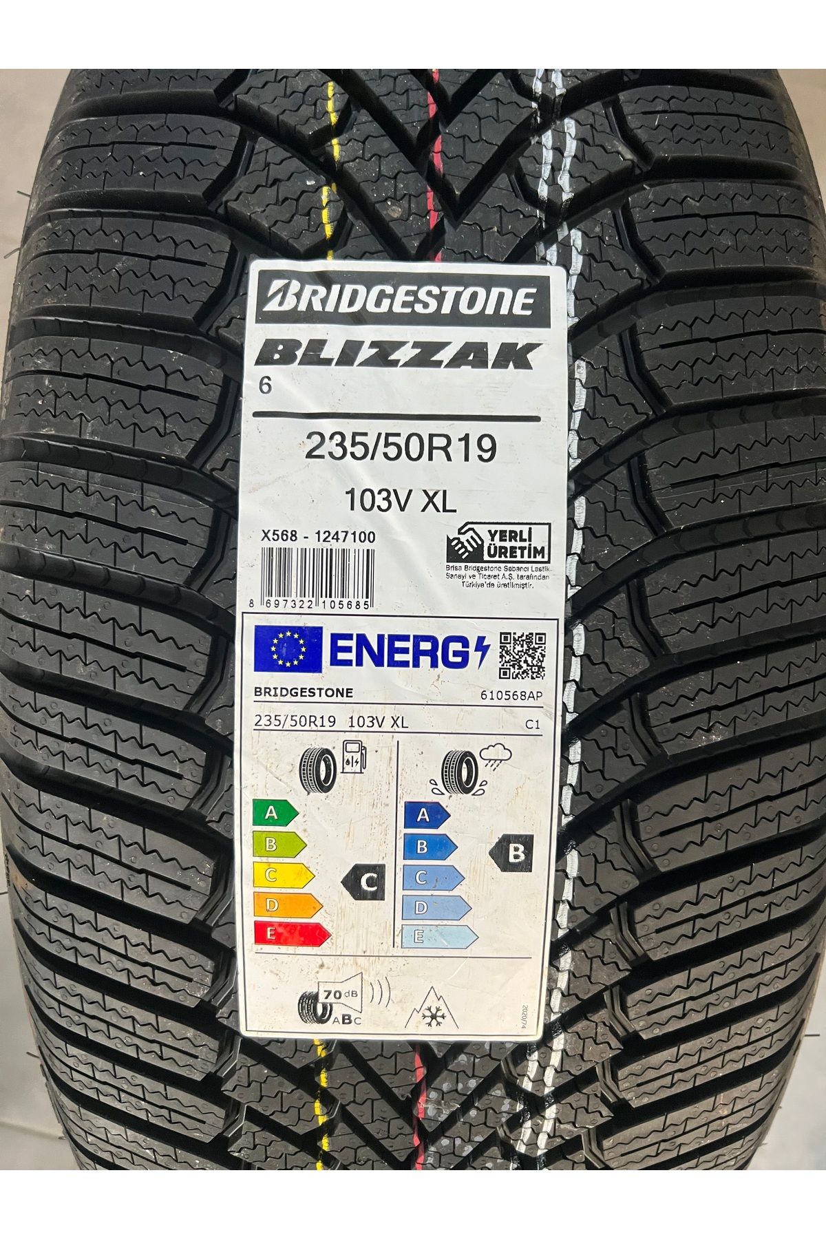 Bridgestone BRİDGESTONE /235/50R19 (BLIZZAK 6...