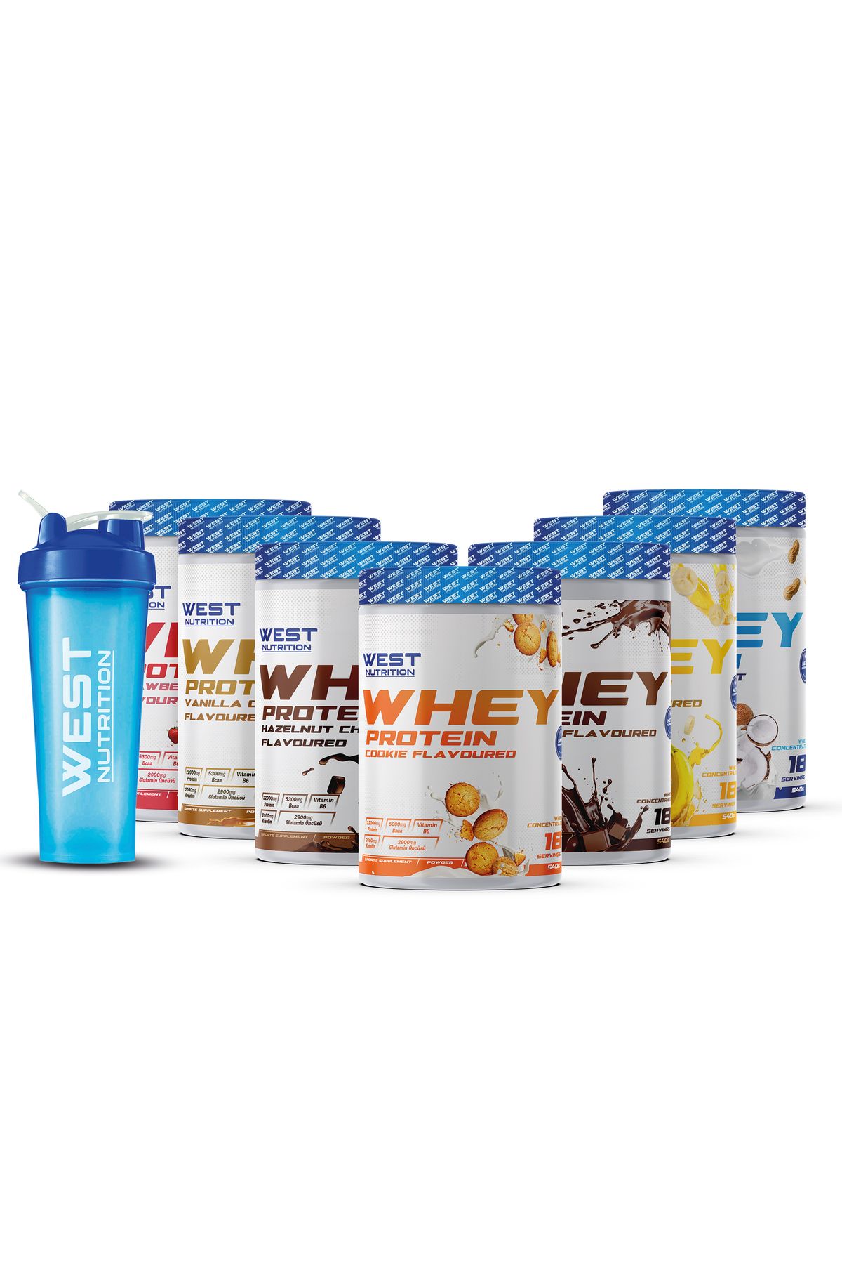 West NutritionWhey ProteinTozu 7 Farklı Aroma