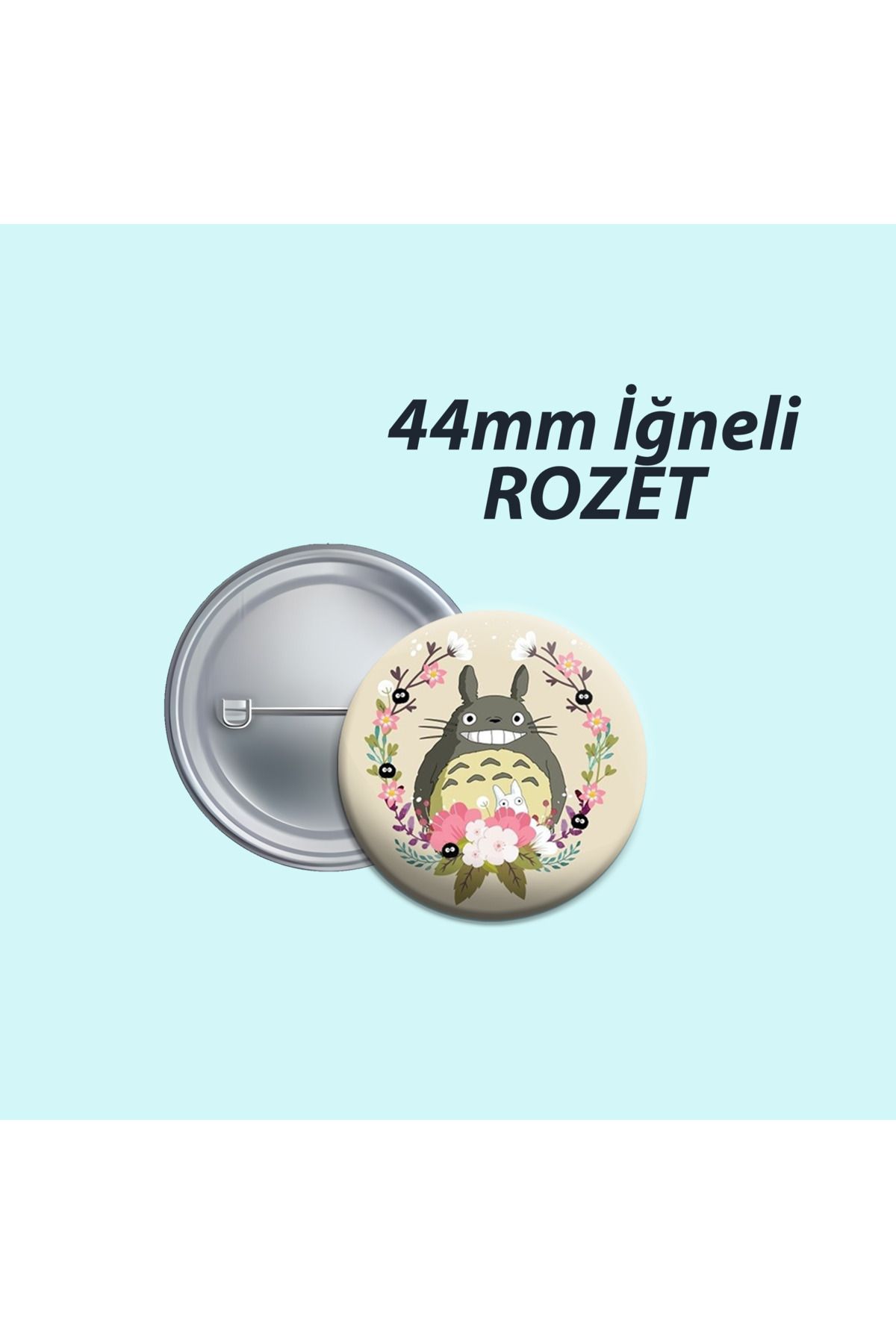 Nemika Studio Ghibli Totoro44mm İğneli Buton...