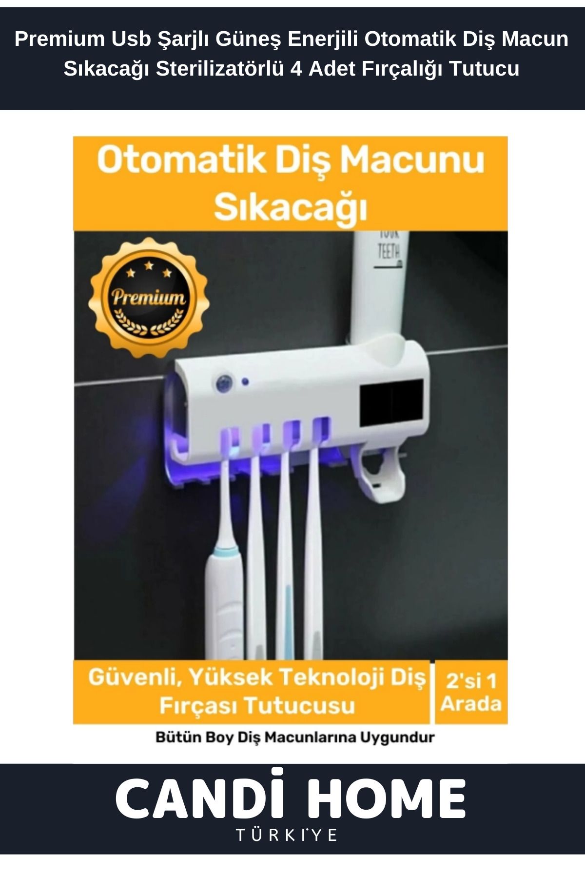 HOBİ CONDİ Trend Otomatik DişMacun Sıkacağı G...