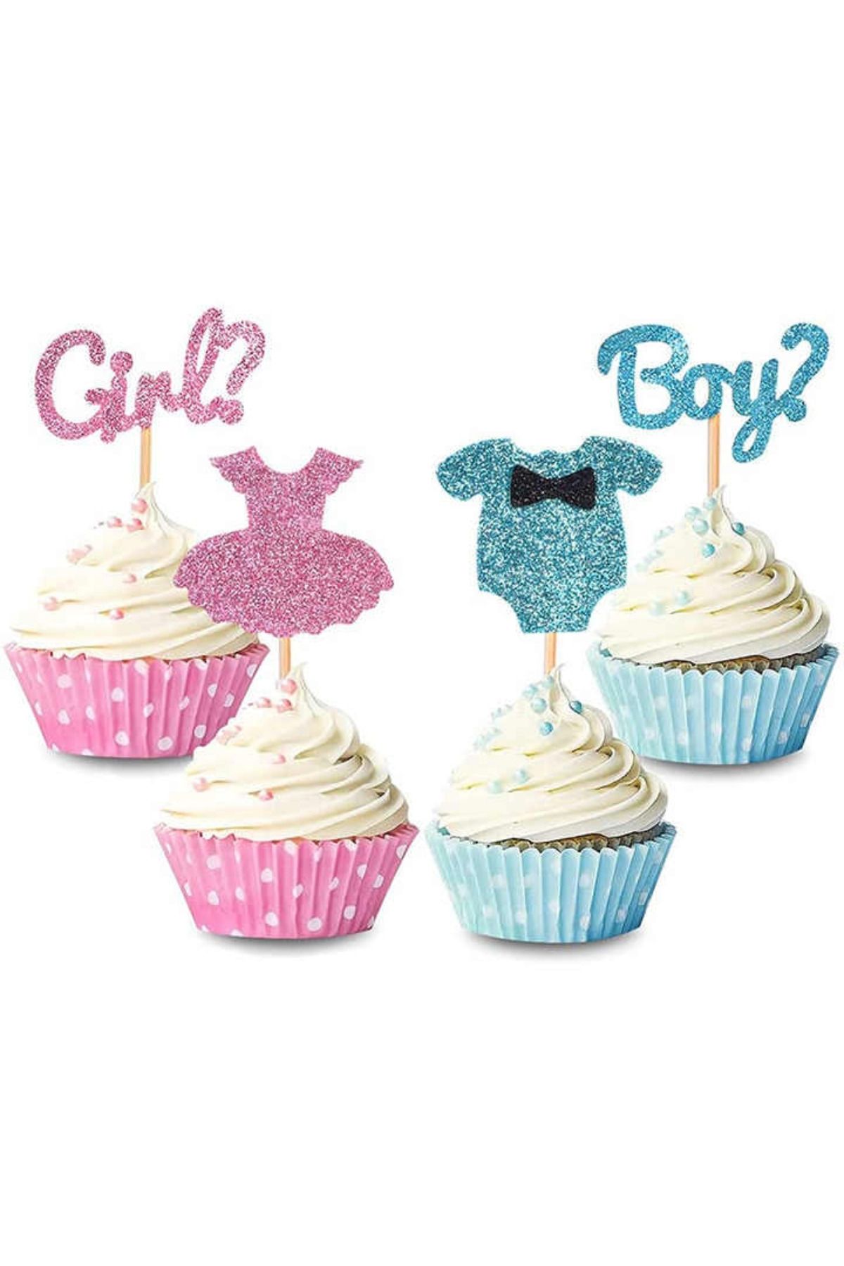 100 Adet Büyük Boy Muffin Cupcake Kağıdı, Renkli Kağıt Muffin Kek Kalıbı