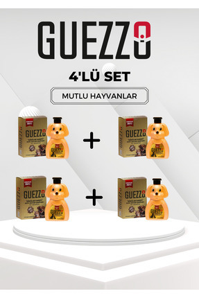 DÖKÜLME KARŞITI EVCİL HAYVAN ŞAMPUANI (KEDİ & KÖPEK) - 450 ML 4'LÜ SET Image 0