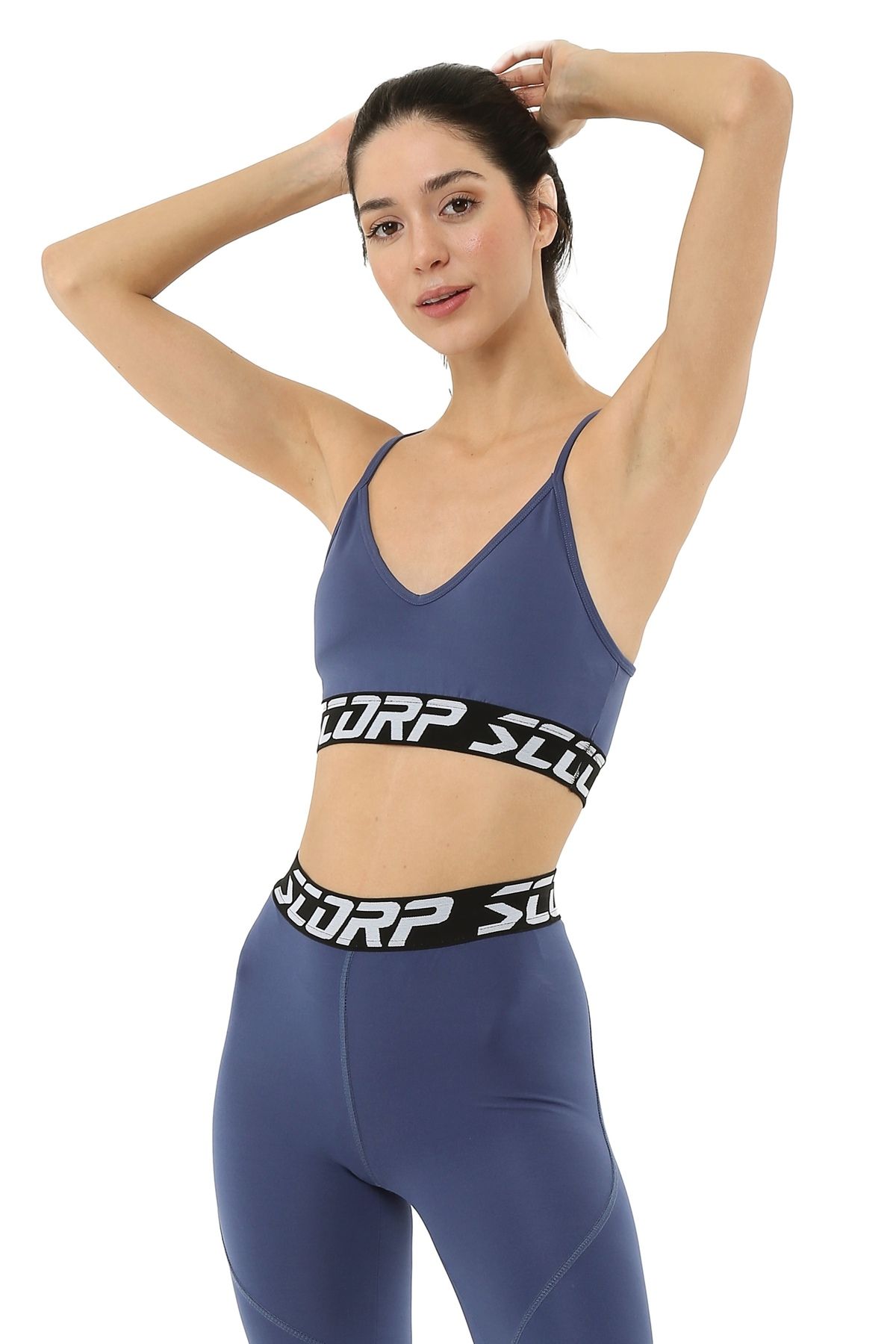 Scorp Elite Pro Spor SütyenIndigo