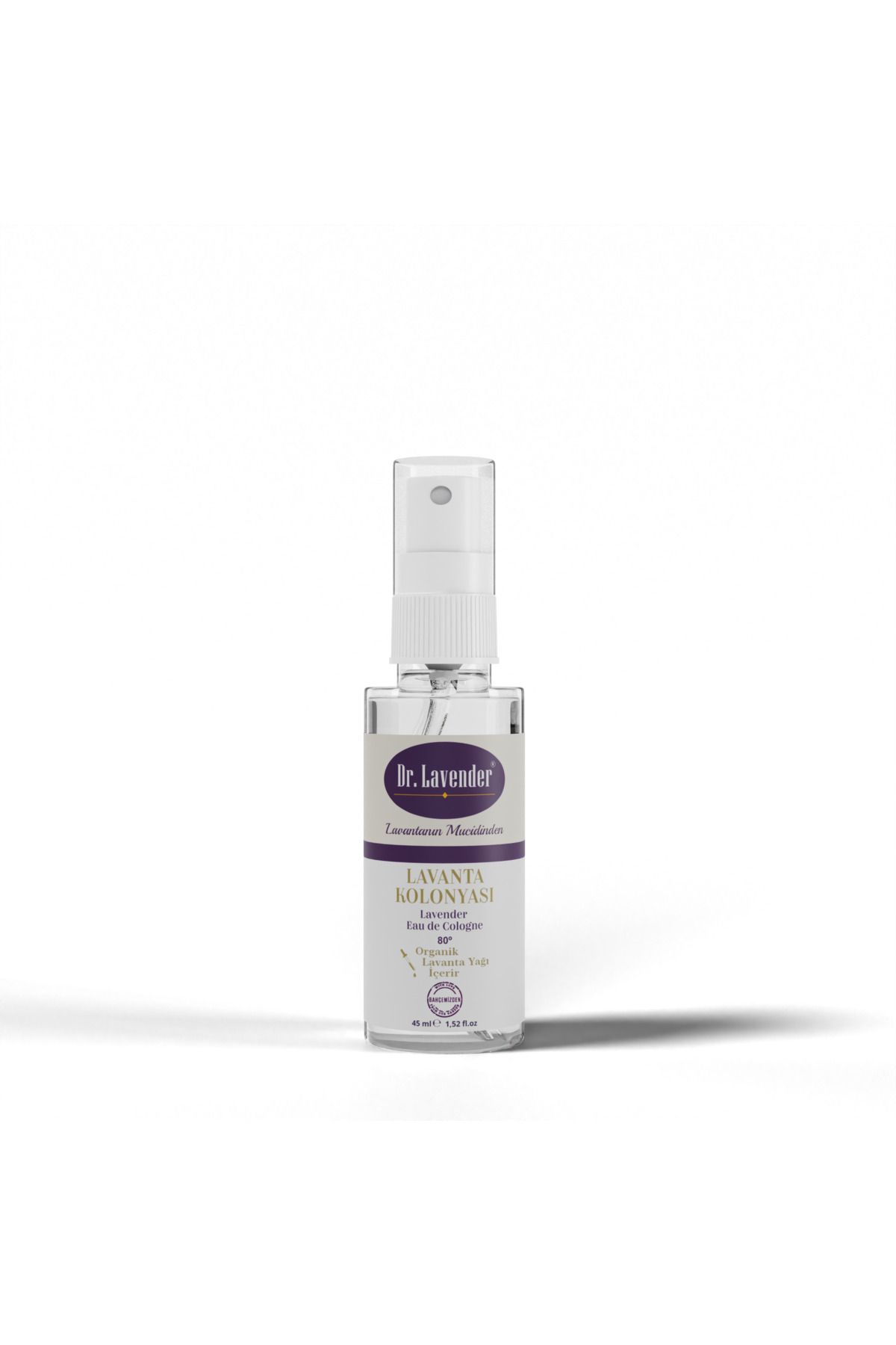 Lavender Lavanta Yağlı Kolonya Sprey 45 Ml 80 Derece Lavanta Kolonyası Sprey Lavanta Kolonyası