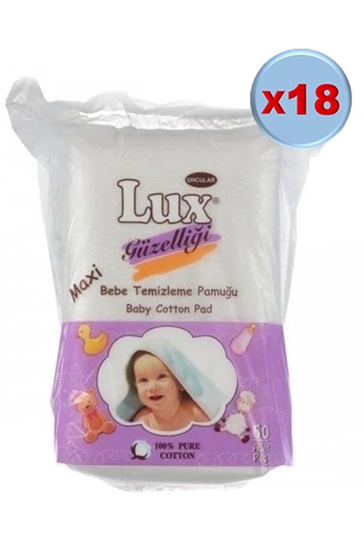 LUX Lüx Bebek TemizlemePamuğu 1080 Adet (18pk...