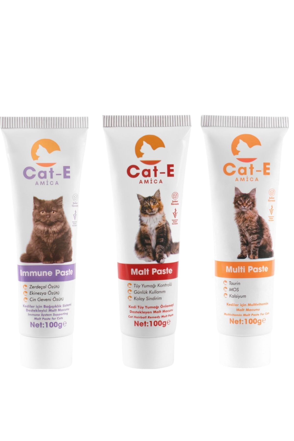 AMİCA CAT-E IMMUNE PASTE &MALT PASTE & MULTİ...