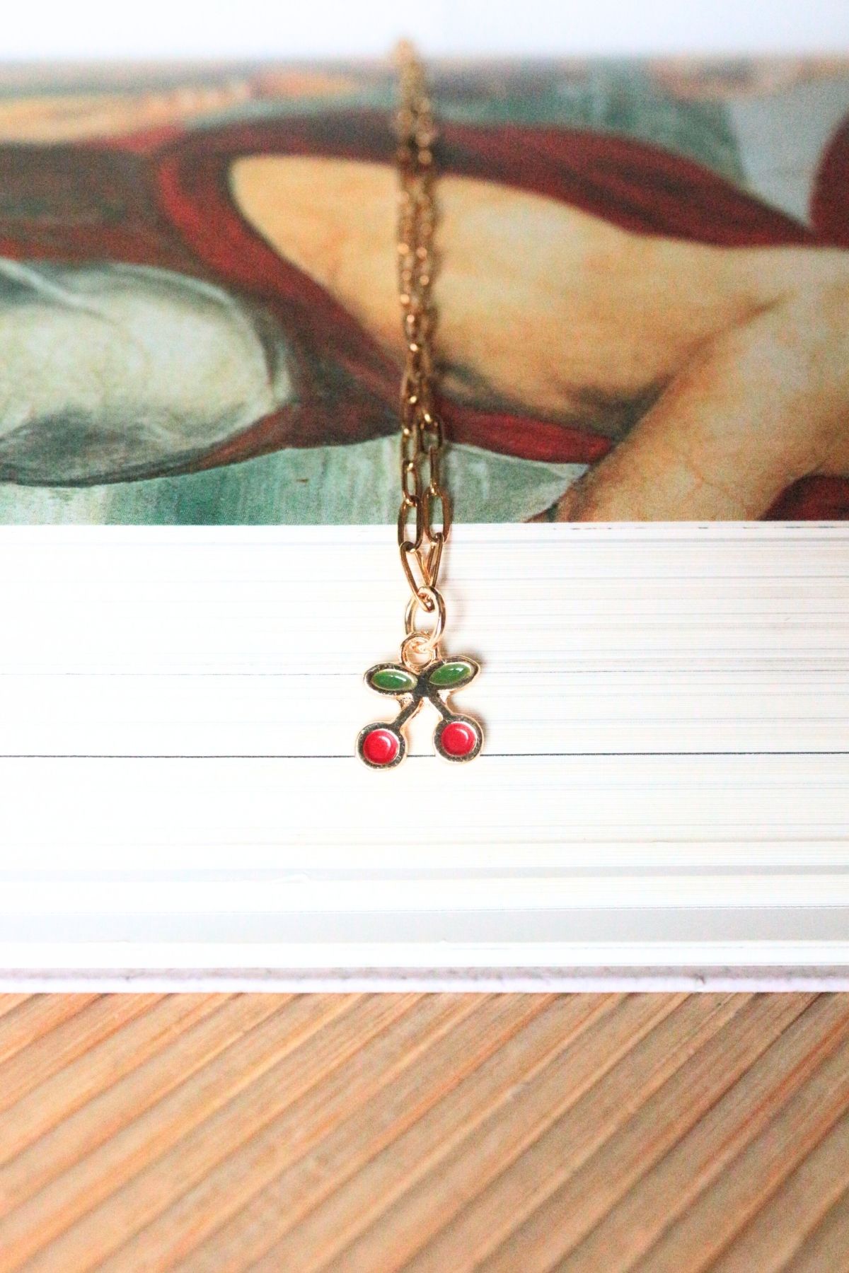 Mimas Jewelry Cherry ÇelikKolye