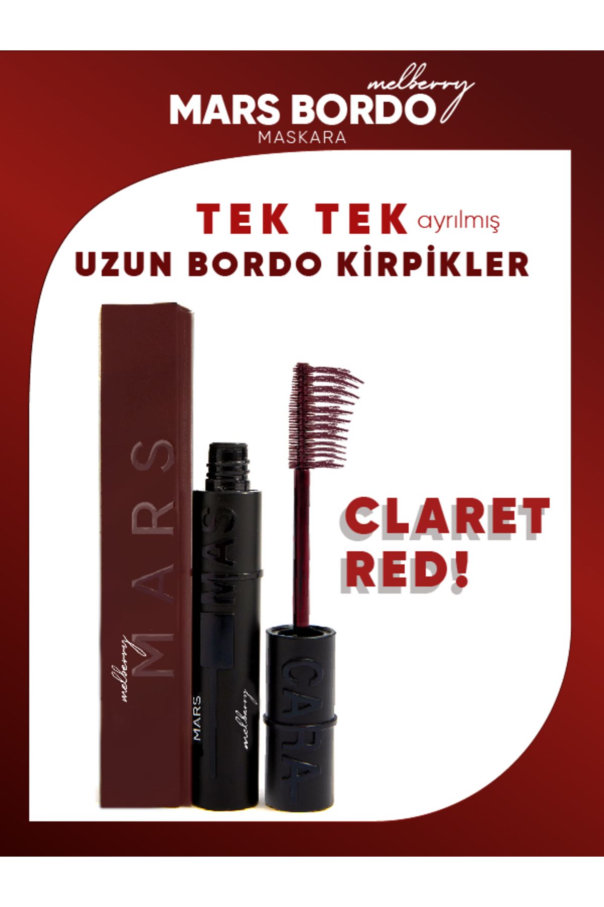 Melberry Mars Mascara Bordo