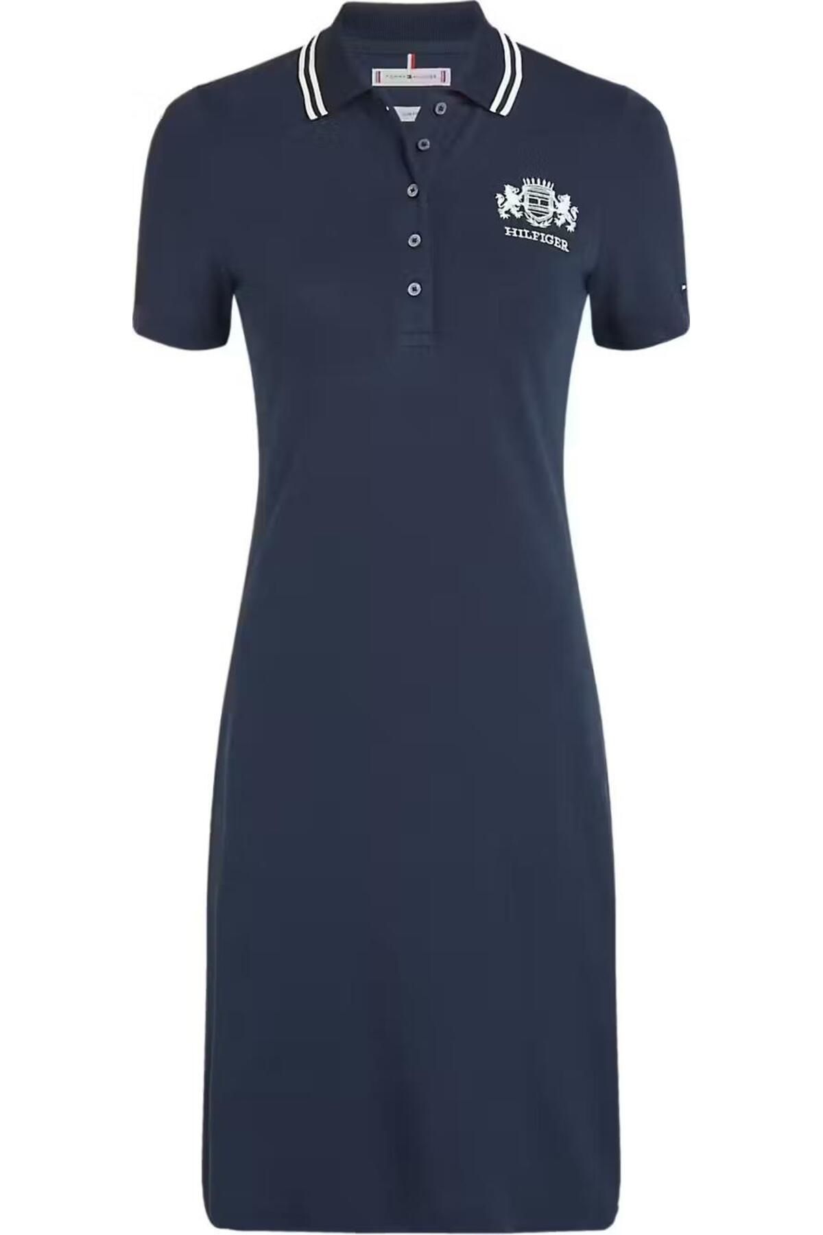 VARSITY GRAPHIC POLO DRESS