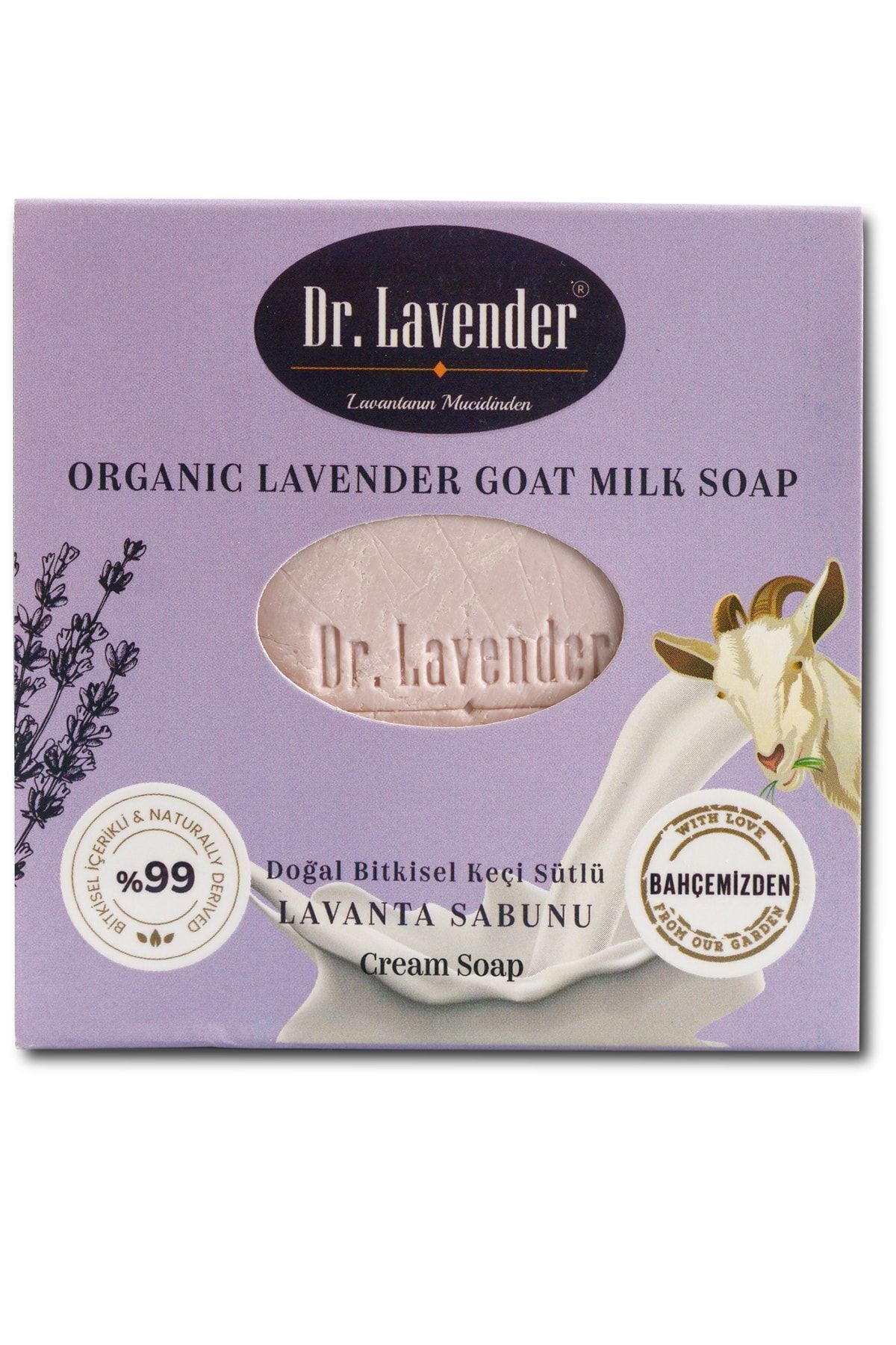 Dr. Lavender Doğal Bitkisel Lavanta Yağlı Ve Keçi Sütlü Sabun 100 gr