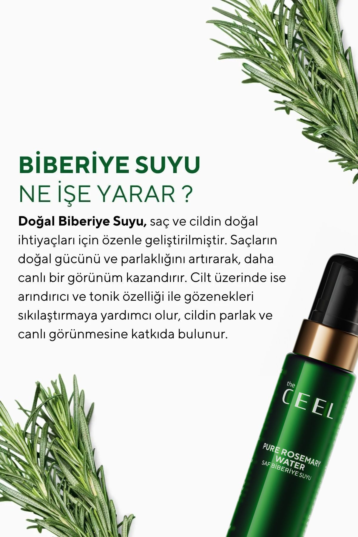 2'li Biberiye Suyu Dökülme Karşıtı ve Hızlı Saç Uzatma Etkili Saf Saç Toniği 100 ml × 2