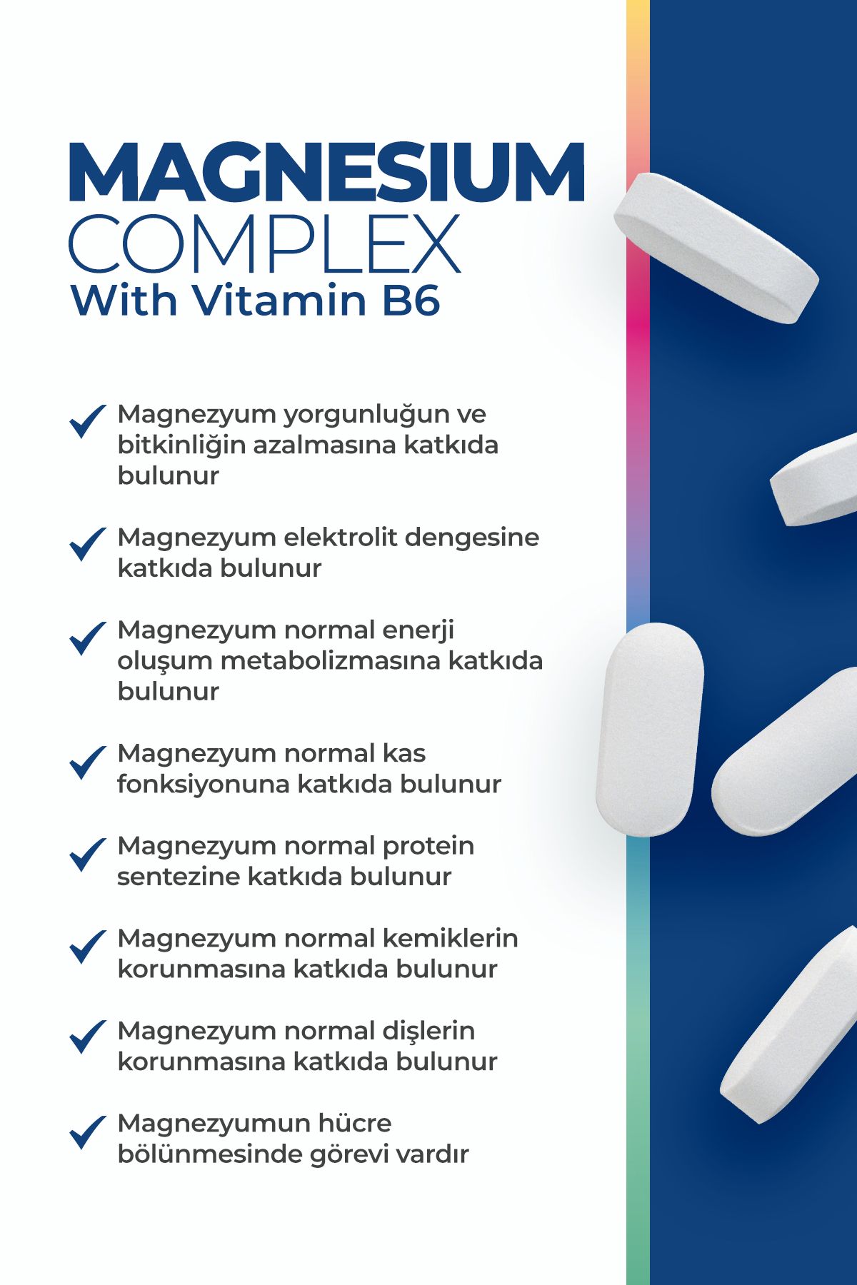 Magnesıum Complex 60 × 1500 mg Tablet