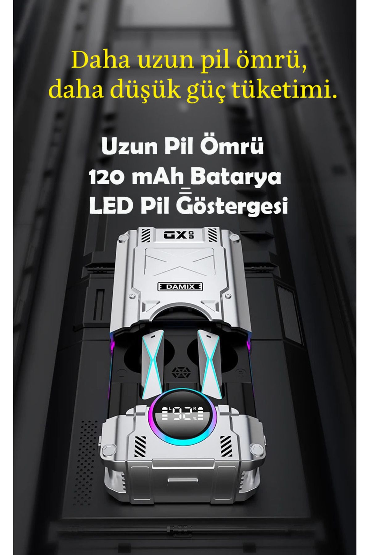 TECH MDX-08 GAME Led Işıklı Oyuncu  Bluetooth Kulaklık