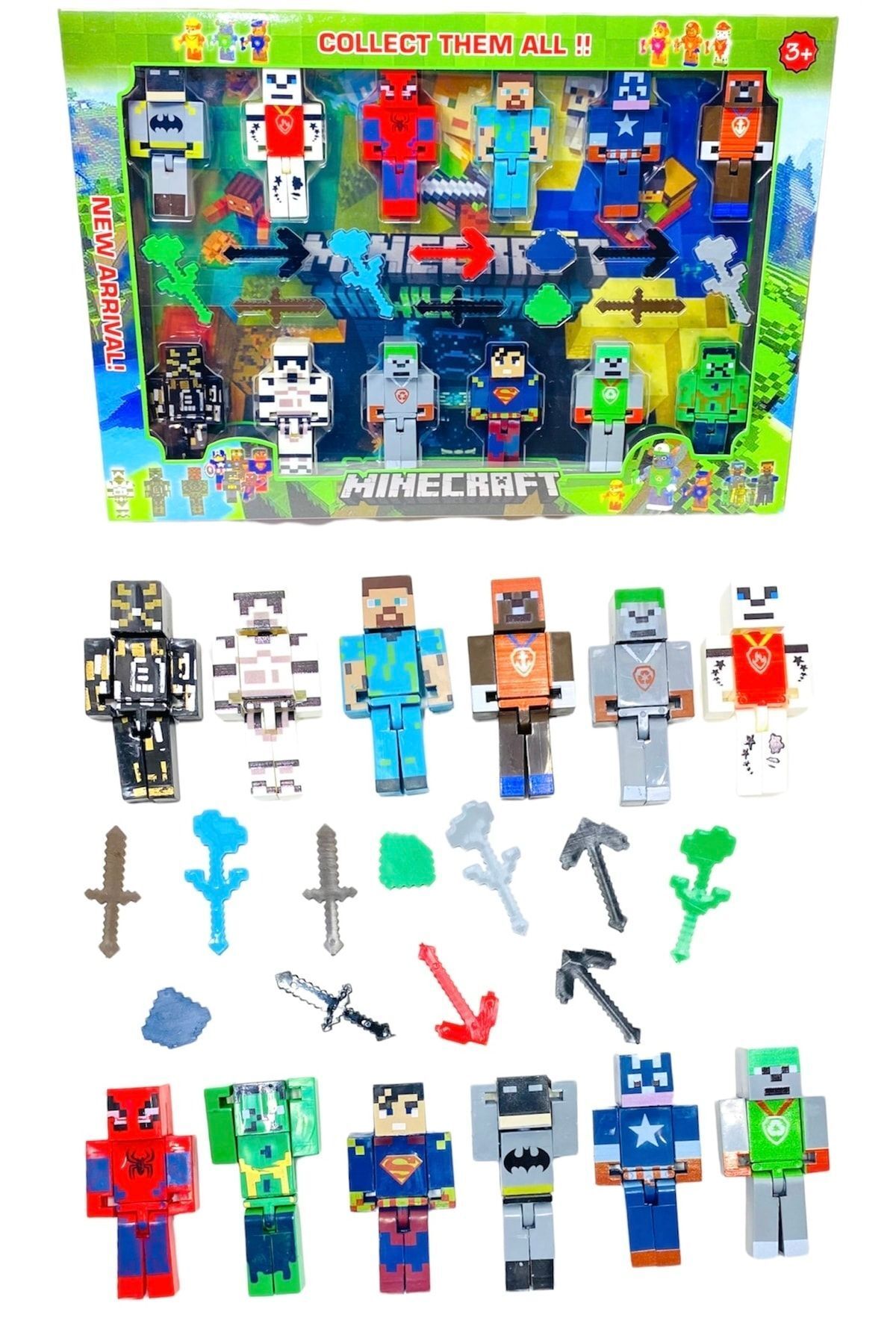 tmtoysandmore Minecraft FigürKarakterler 23 P...